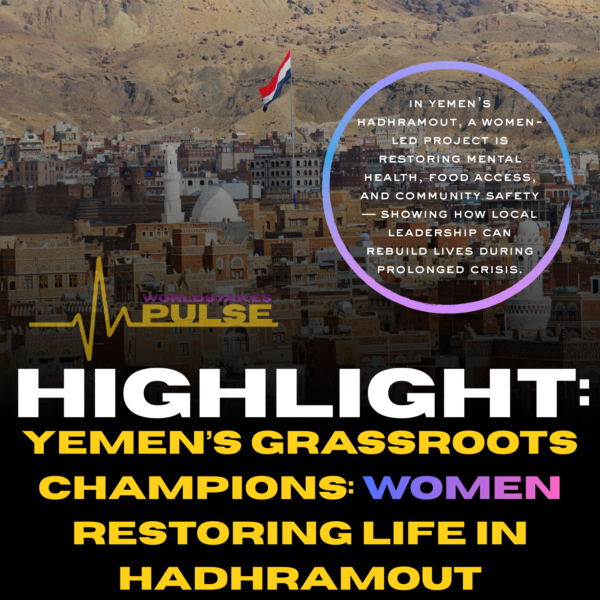 Women-Led Relief Program in Yemen Brings Seeds of Hope to Hadhramout