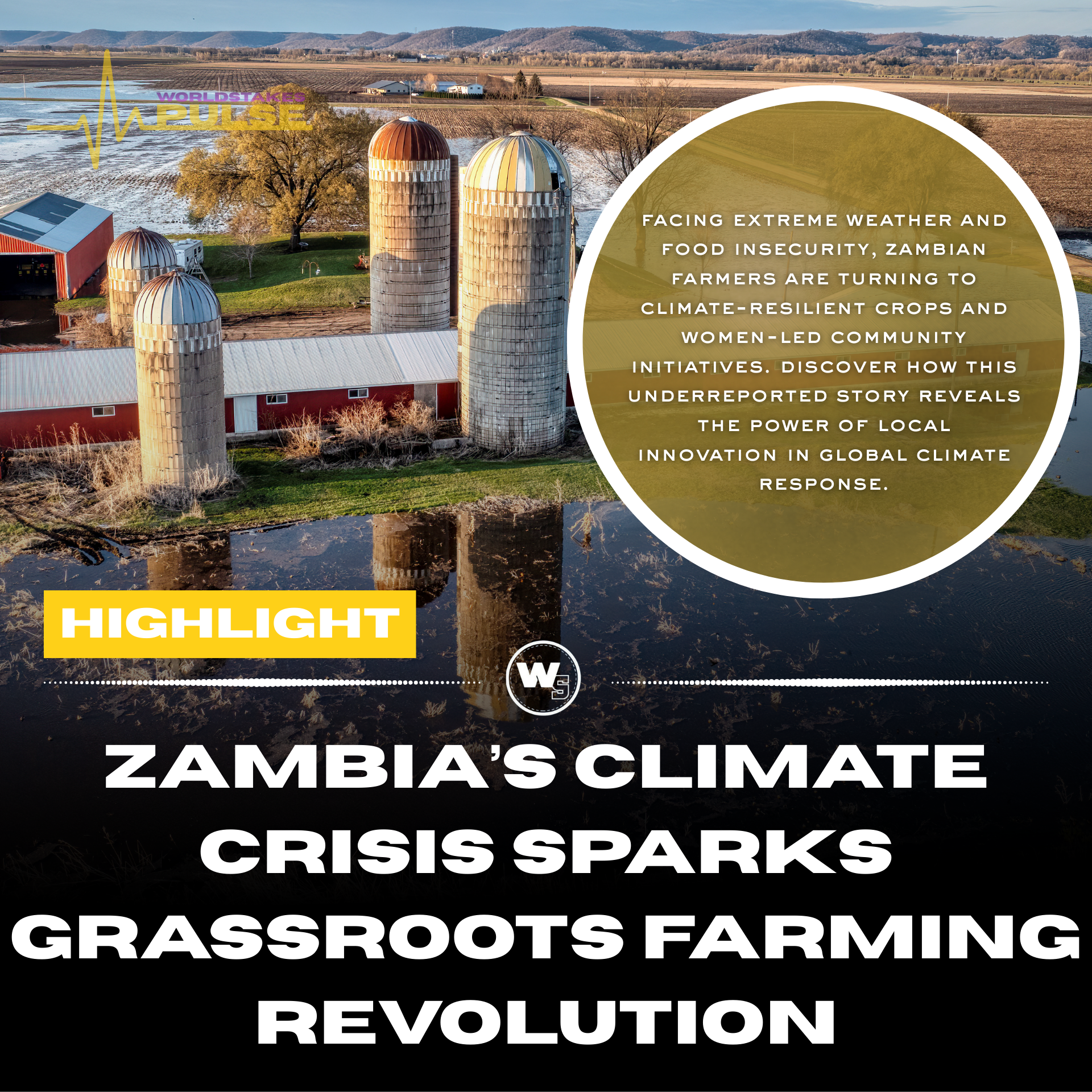 Zambian Farmers Battle Floods and Drought with Climate-Smart Innovation