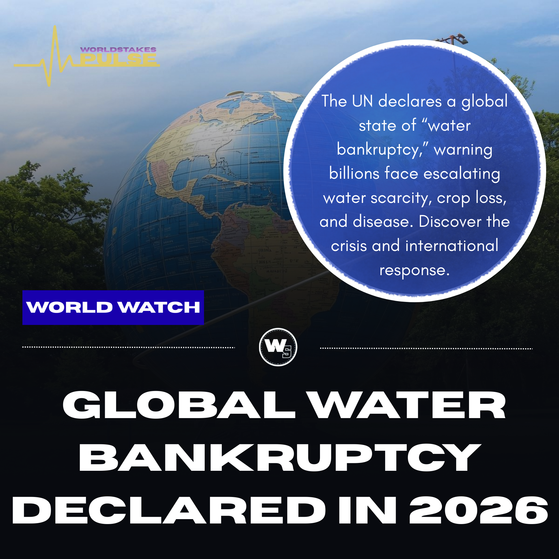 Global “Water Bankruptcy” Declared as 4 Billion Face Scarcity