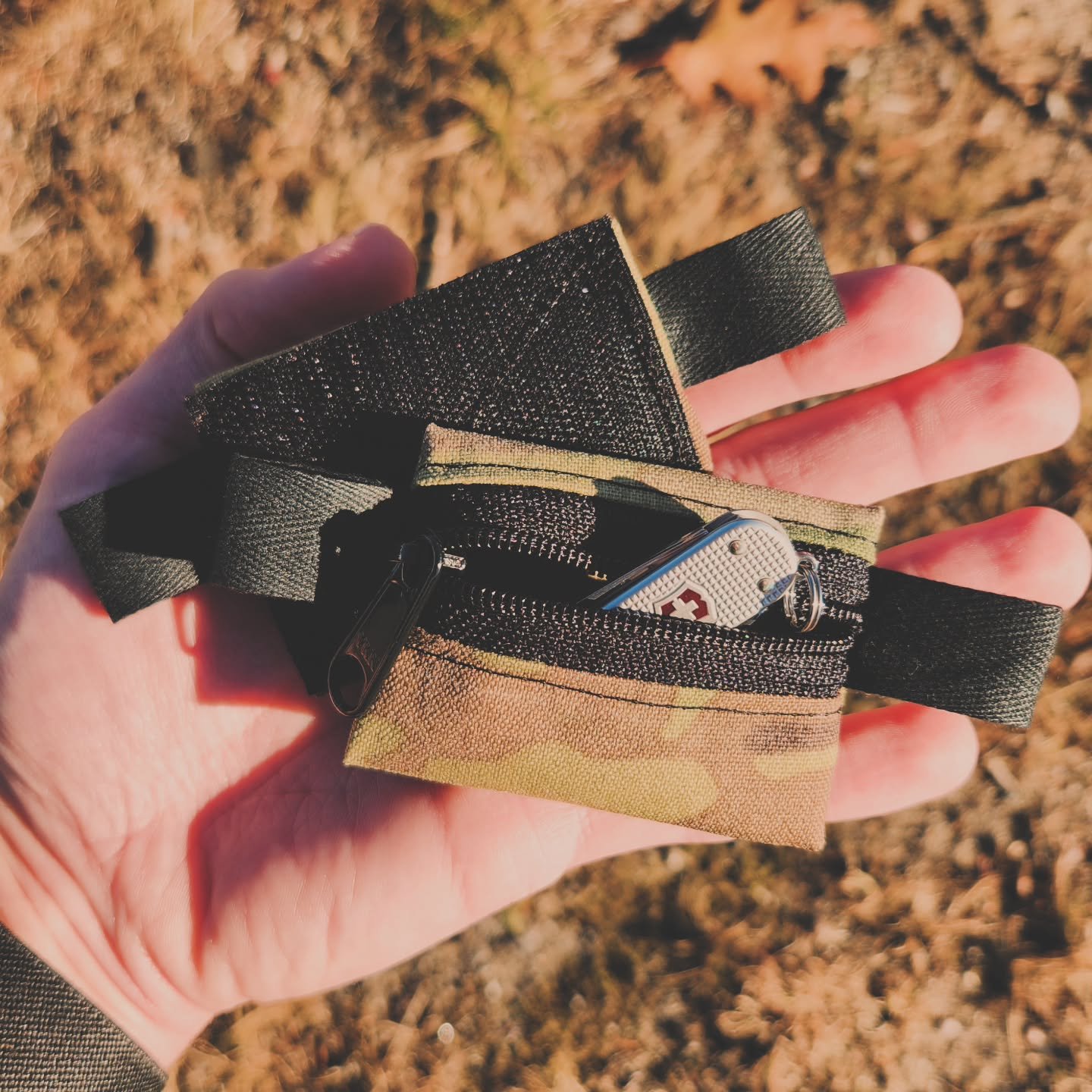 A recent custom order - two 2x3&quot; zip pouches in Multicam Cordura 500 with hook &amp; loop backing.

The smallest pouches I&rsquo;ve made so far. Tiny, but no wasted detail. Built for a specific job.

Have an idea for something you don&rsquo;t se