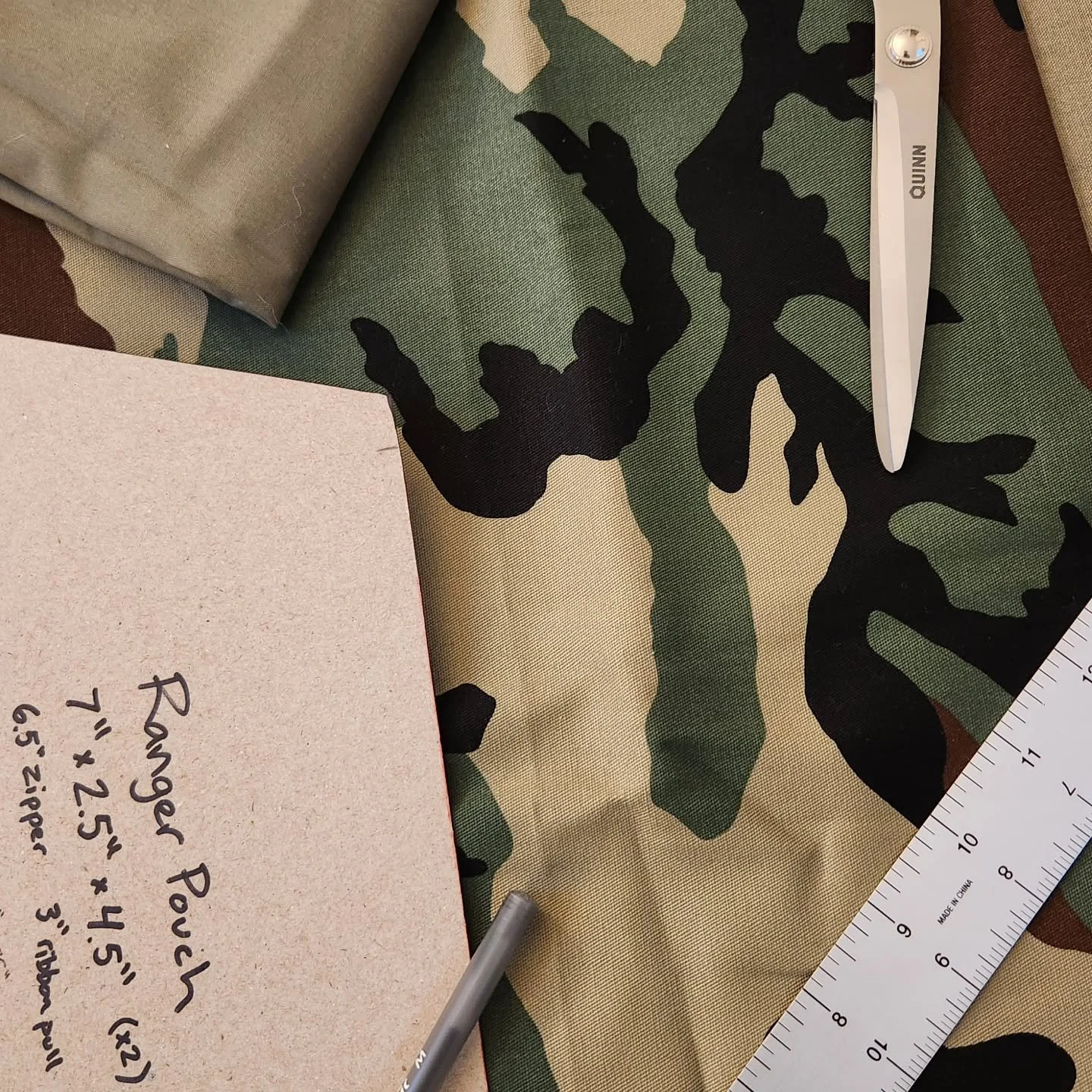 Thanksgiving pause is over. Time to turn this woodland into something useful.

#royalriverthreadworks #makerlife #workbench  #gearmaking #camo #woodlandcamo #handmadegear