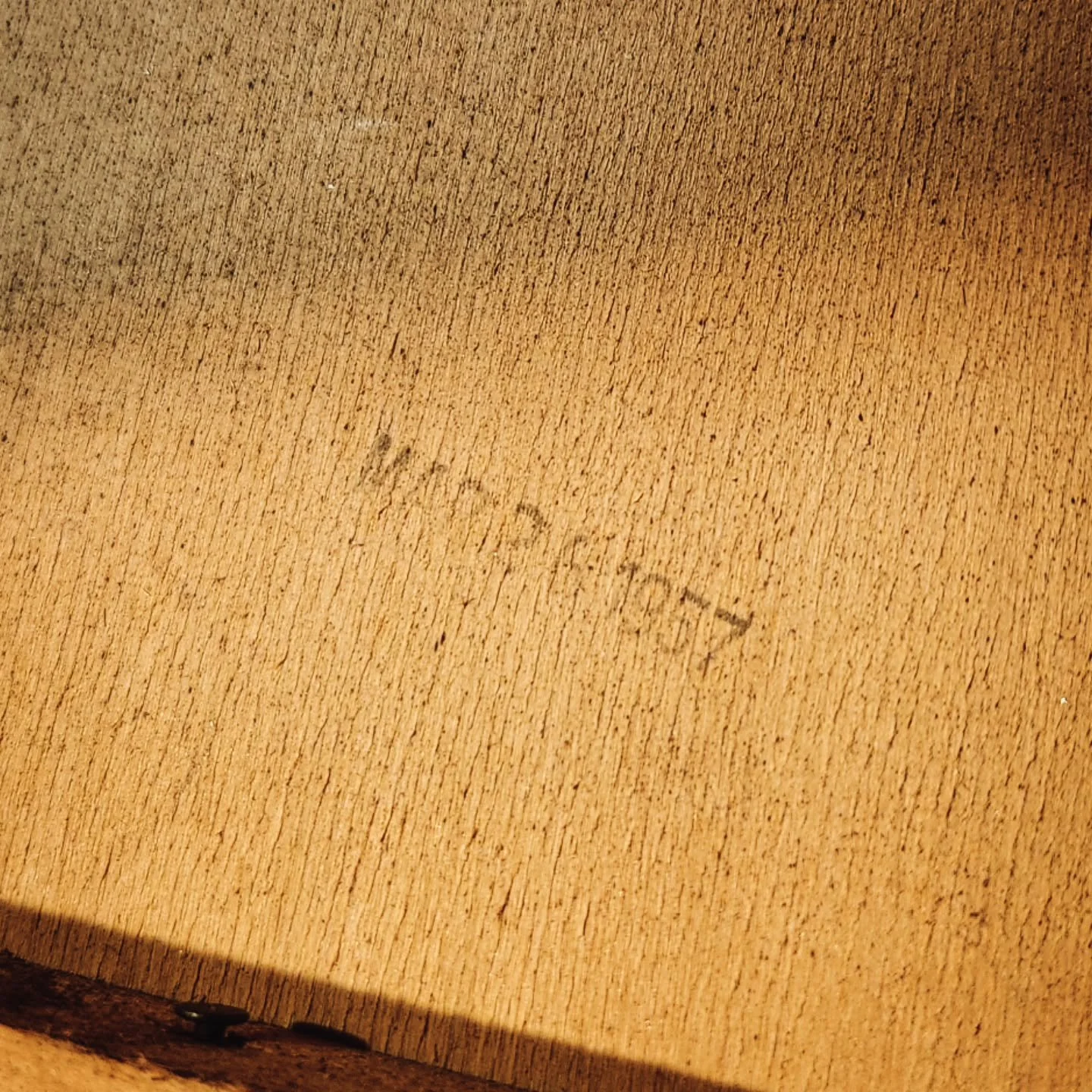 This table has already seen a lifetime of work. 1950s build, square nuts, worn top.

My grandmother spent decades with this table making things by hand. Now it&rsquo;s in my shop, and I&rsquo;m putting it back to work.

#royalriverthreadworks