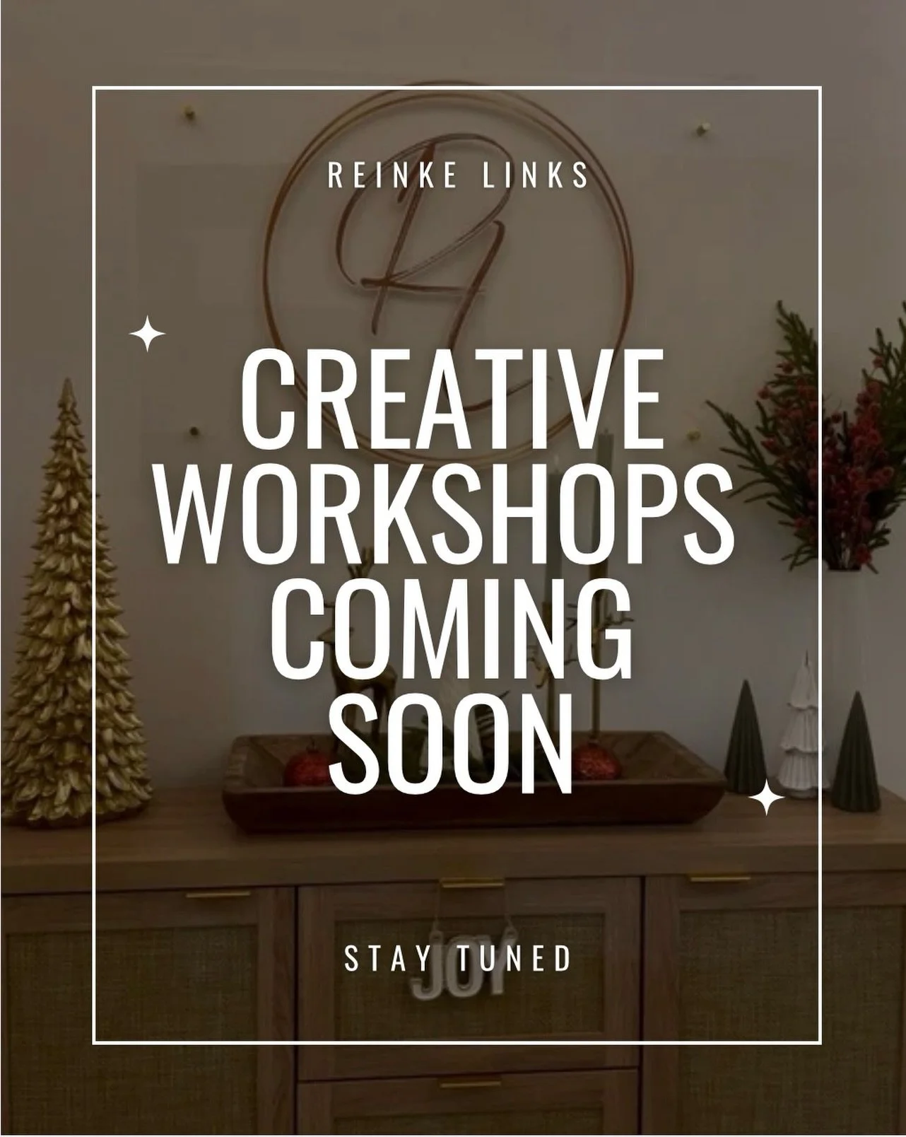 🎨✨ Creative Workshops Are Coming Soon! ✨🎨
Starting this January, Reinke Links Studio is opening its doors to more than just sparkle&hellip;

We&rsquo;re launching a brand new workshop series &mdash; designed to beat the winter blues, fuel your crea