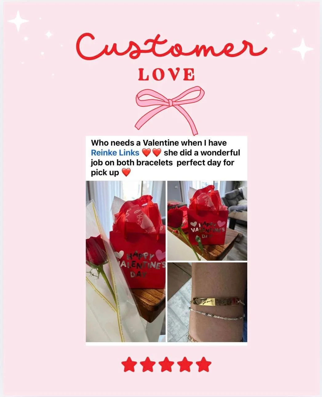 Some pieces are more than jewelry&hellip; they&rsquo;re love made tangible. 

This sweet Valentine&rsquo;s delivery was especially meaningful. She brought in a card with her late husband&rsquo;s signature, and we engraved it onto a bracelet so she ca