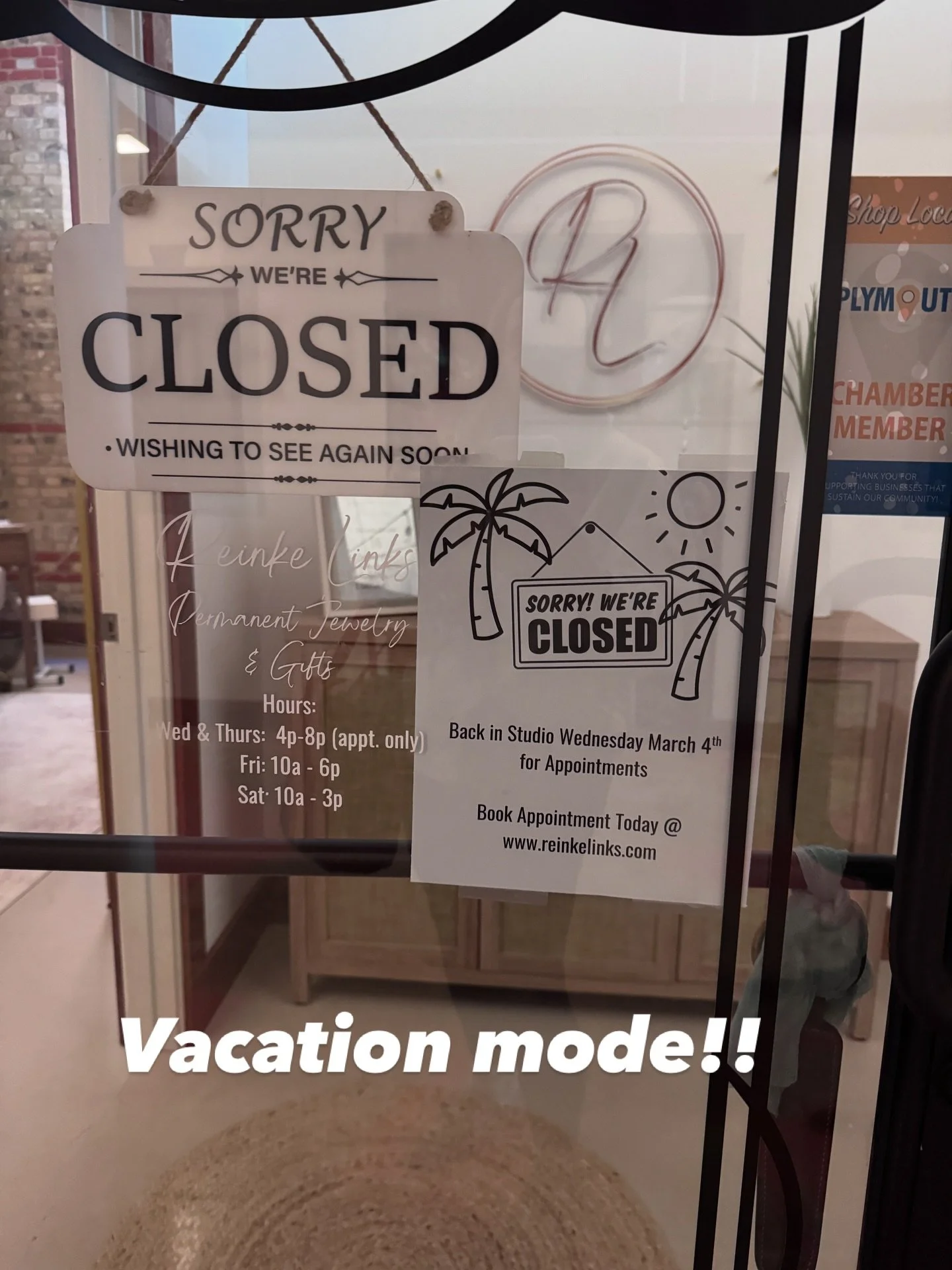 See you all in March!!! Lots of beach pics will be coming soon!!