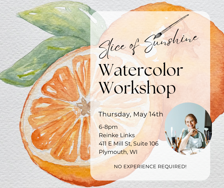 Slice of Sunshine Watercolor Workshop