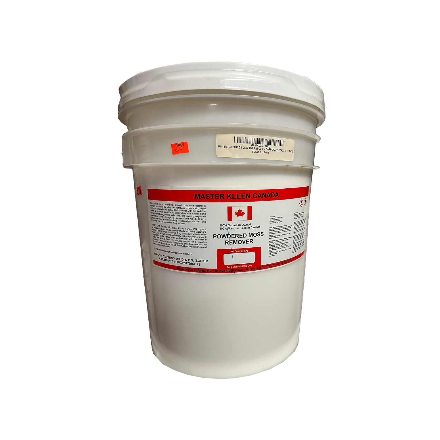 MasterKleen Canada Powdered Moss Remover • 20 kg.