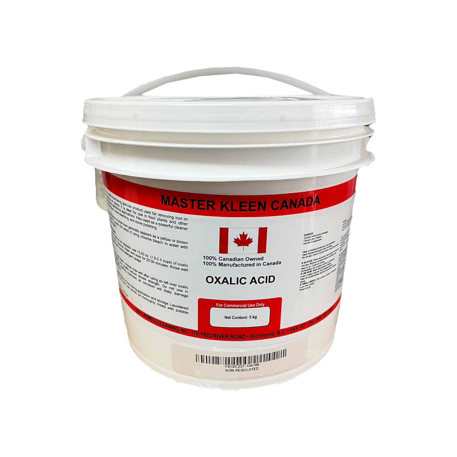 MasterKleen Canada Oxalic Acid •  5 kg.