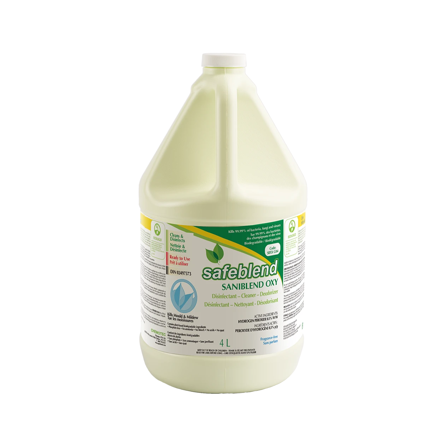 Safeblend SaniBlend Oxy Disinfectant Cleaner & Deodorizer • 1 gal.