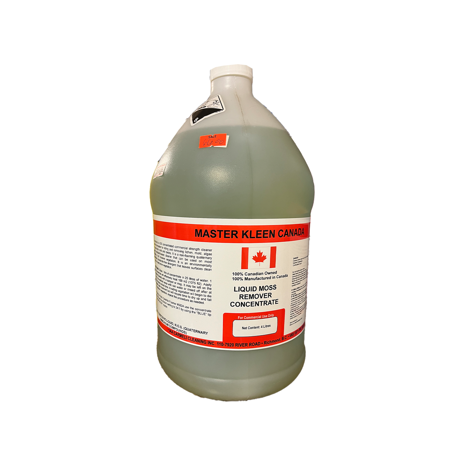 MasterKleen Canada Liquid Moss Remover Concentrate • Various Sizes