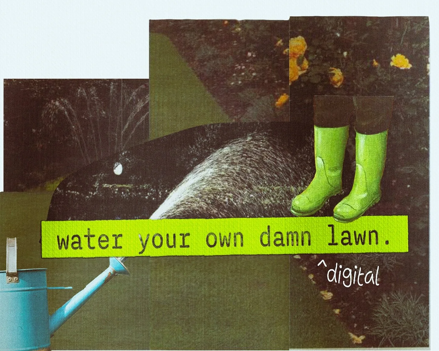 the grass might be greener over there, but have you stopped to water your own damn lawn lately?

nurture your business + add some creativity in the mix 

#productphotographer #brandingphotographer #mixedmediaartwork #creativeportraits