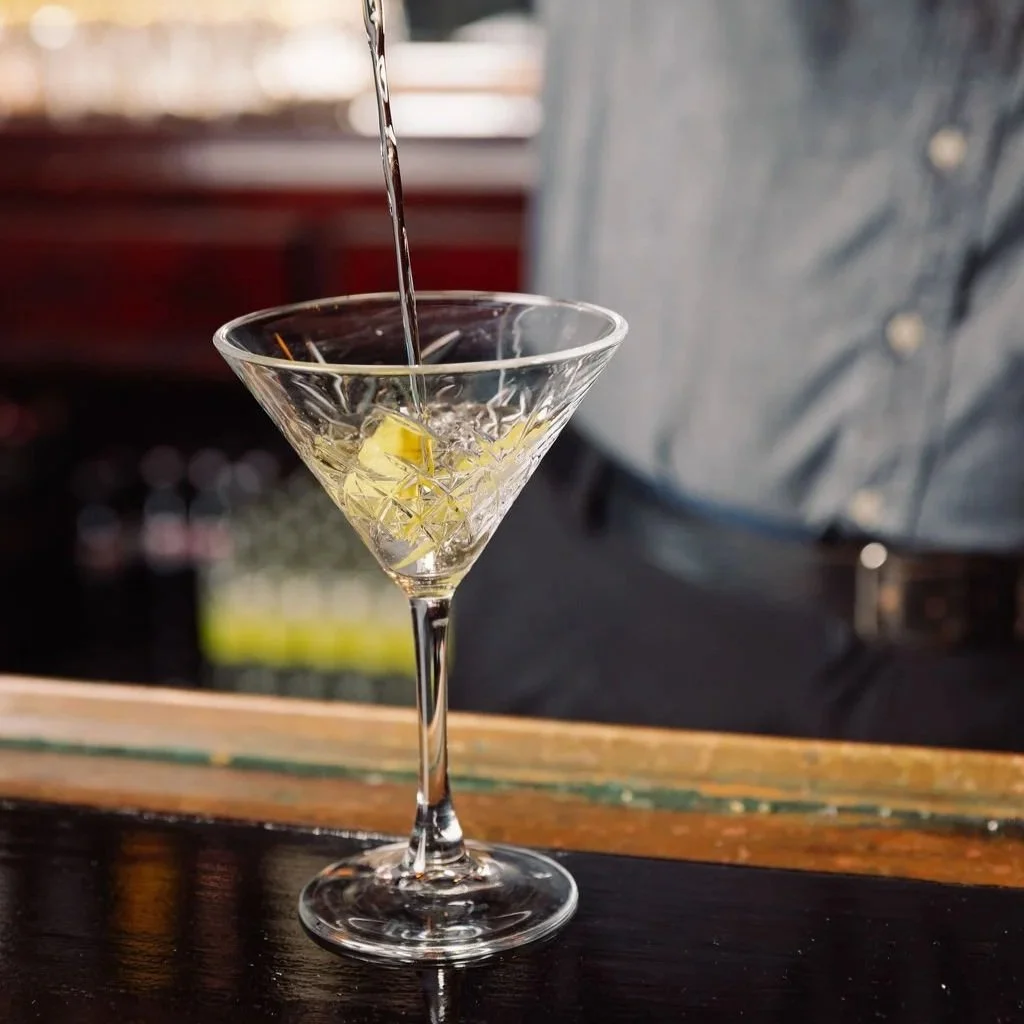 Start your meal with a dirty martini