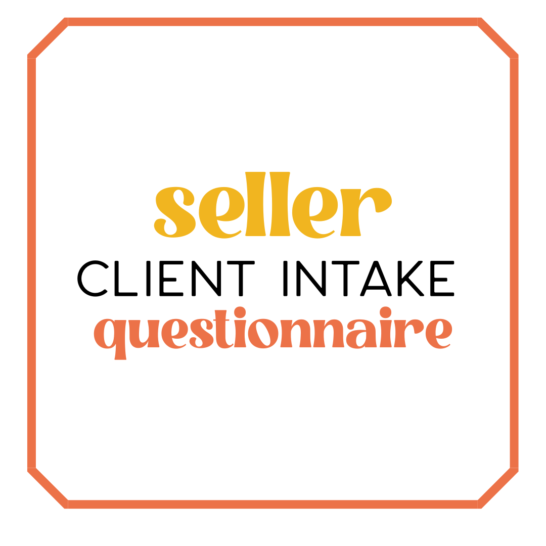 Seller Intake Questionnaire