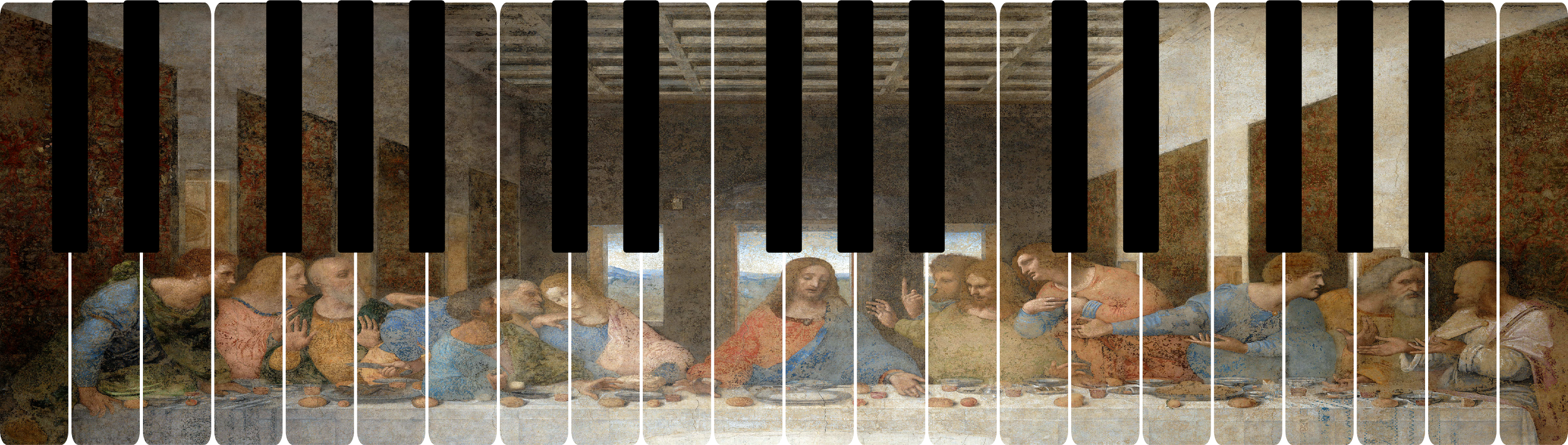 The Last Supper – Piano Key Decal Set