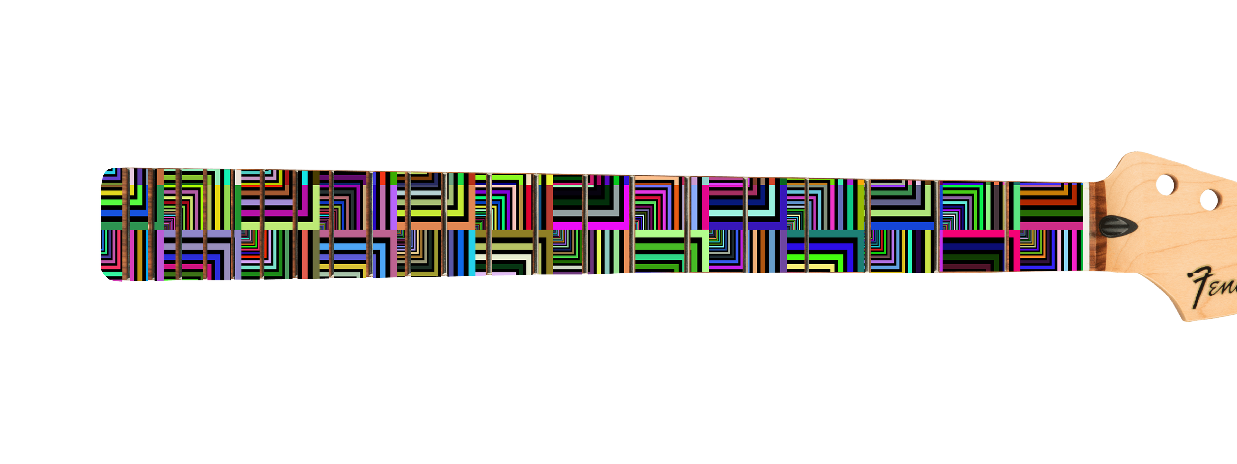 Neon Labyrinth – Fretboard Decal Set