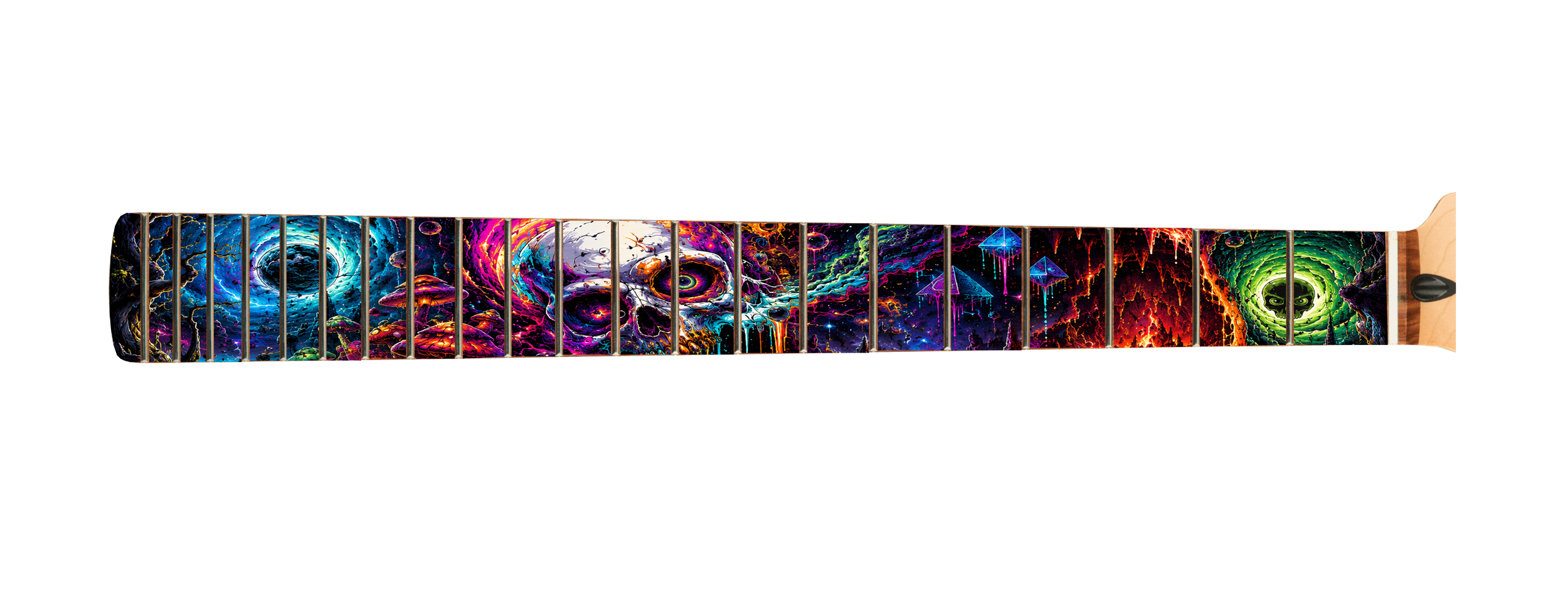 Dimensions – Custom-Fit Guitar Fretboard Decal