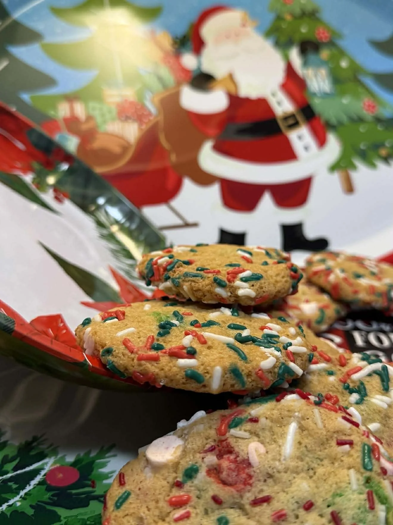 Festive Christmas M&M’s Cookies