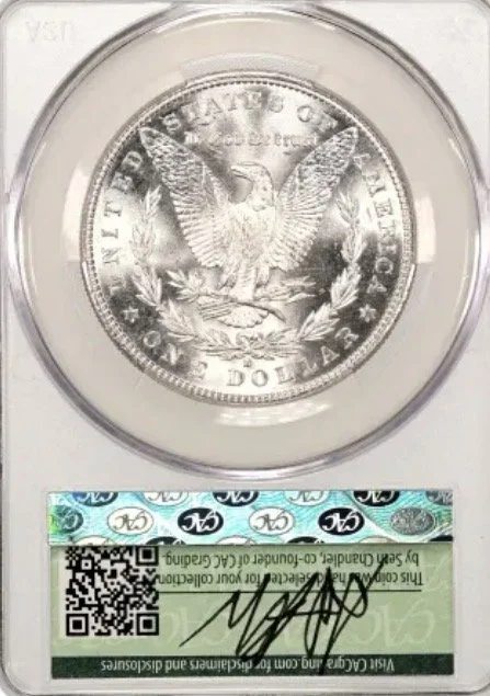 1881-S Morgan CAC MS64 WitterBrick - 3364 - SLAB Rev.jpeg
