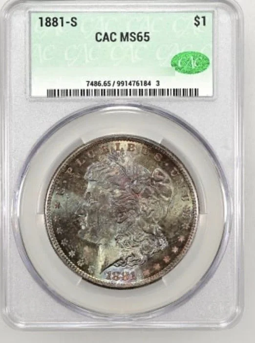 1881-S Morgan CAC MS65 - 9269 - SLAB Obv.jpeg