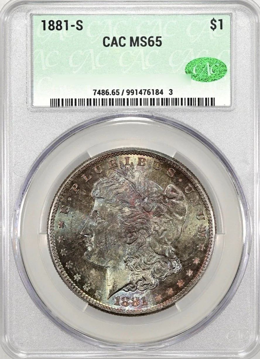1881-S Morgan CAC MS65 6184 - SLAB Obv.jpeg