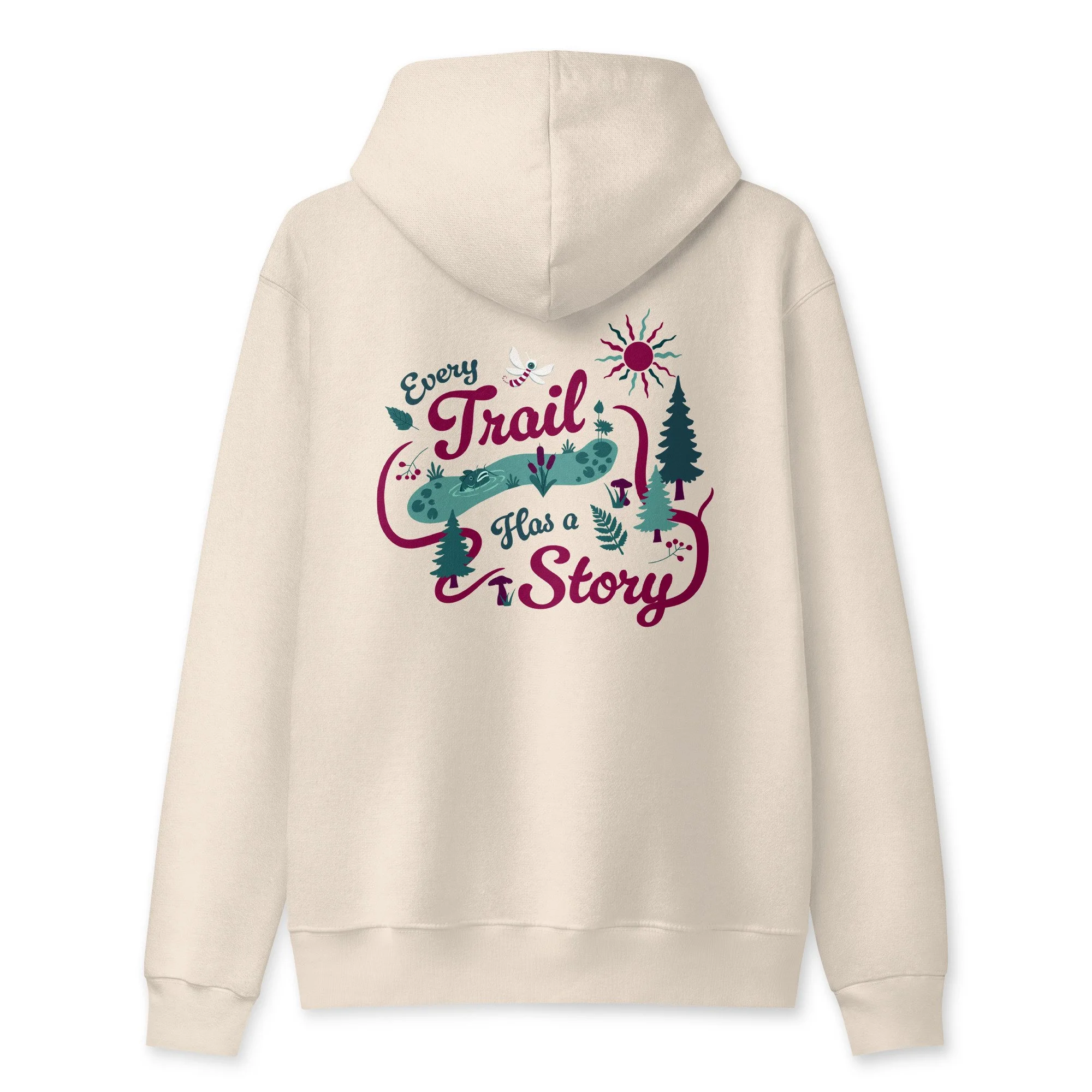 Happyland | Every Trail Has a Story Unisex Full Zip Hoodie