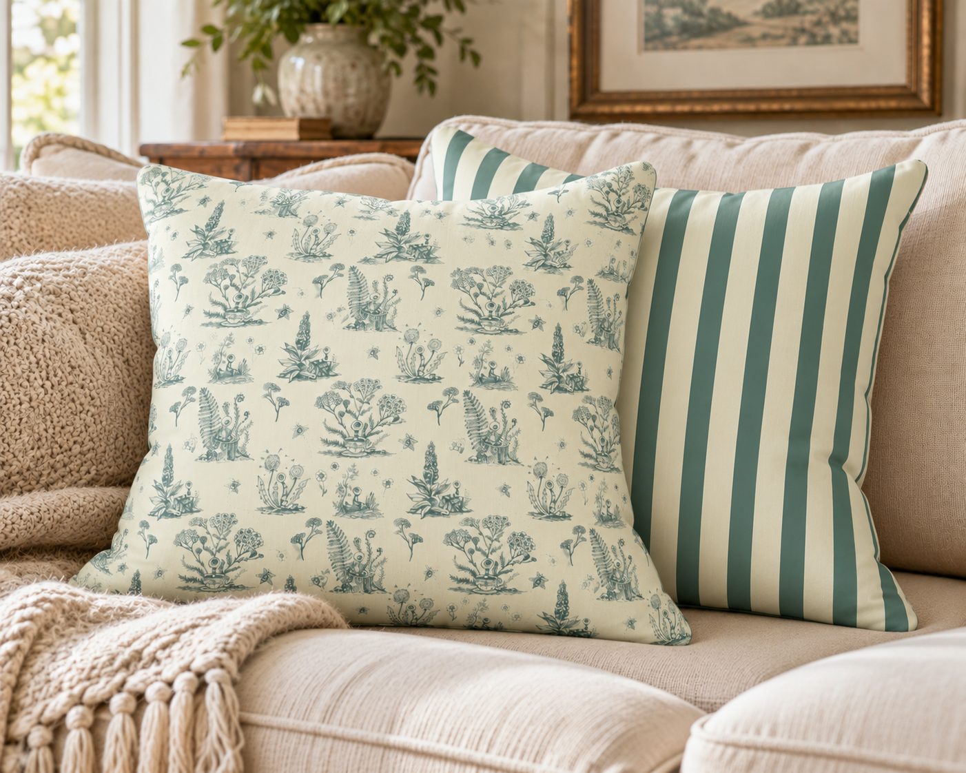 TangleShire Hollow Reversible Pillow