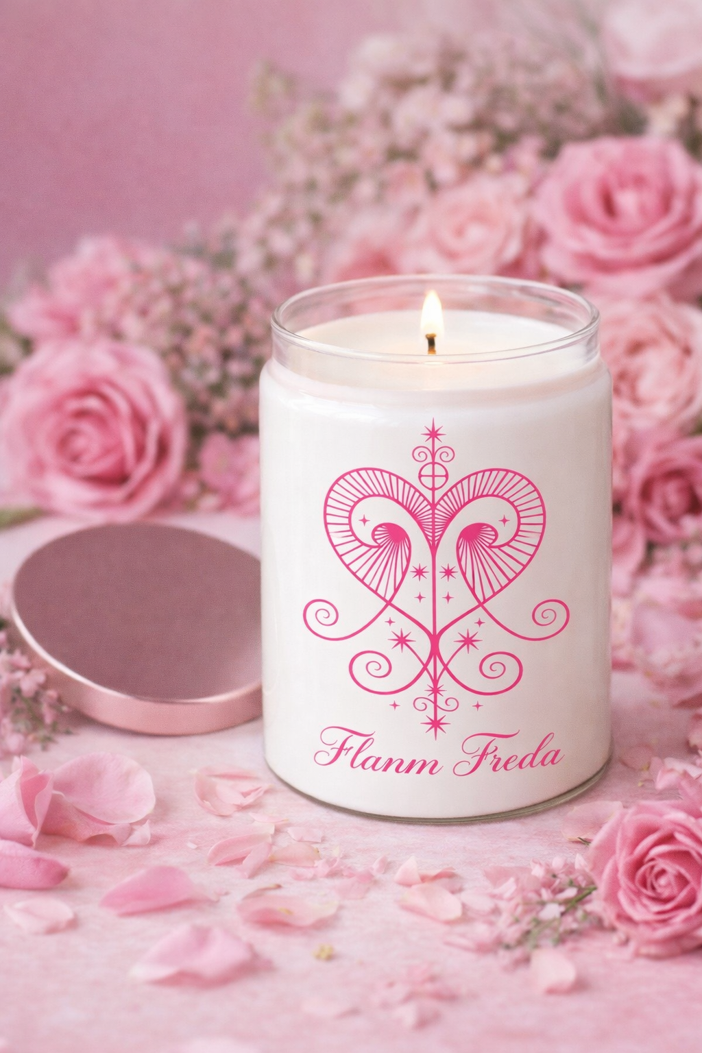SYMBO-LUXE Freda & Rose Candle – 11 oz