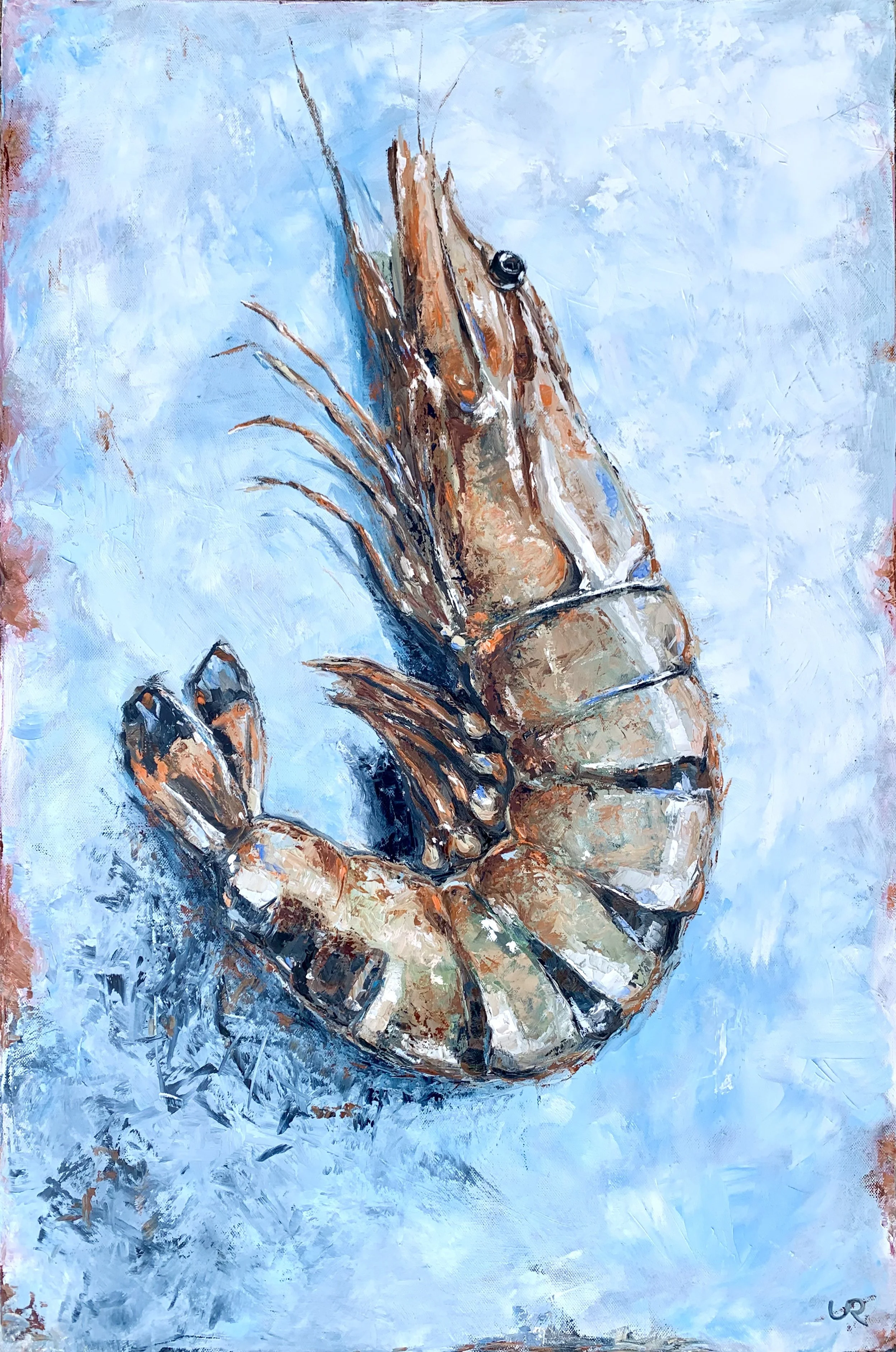 CRUSTACEANS I · 60 x 90 cm · Oil on 3d canvas
