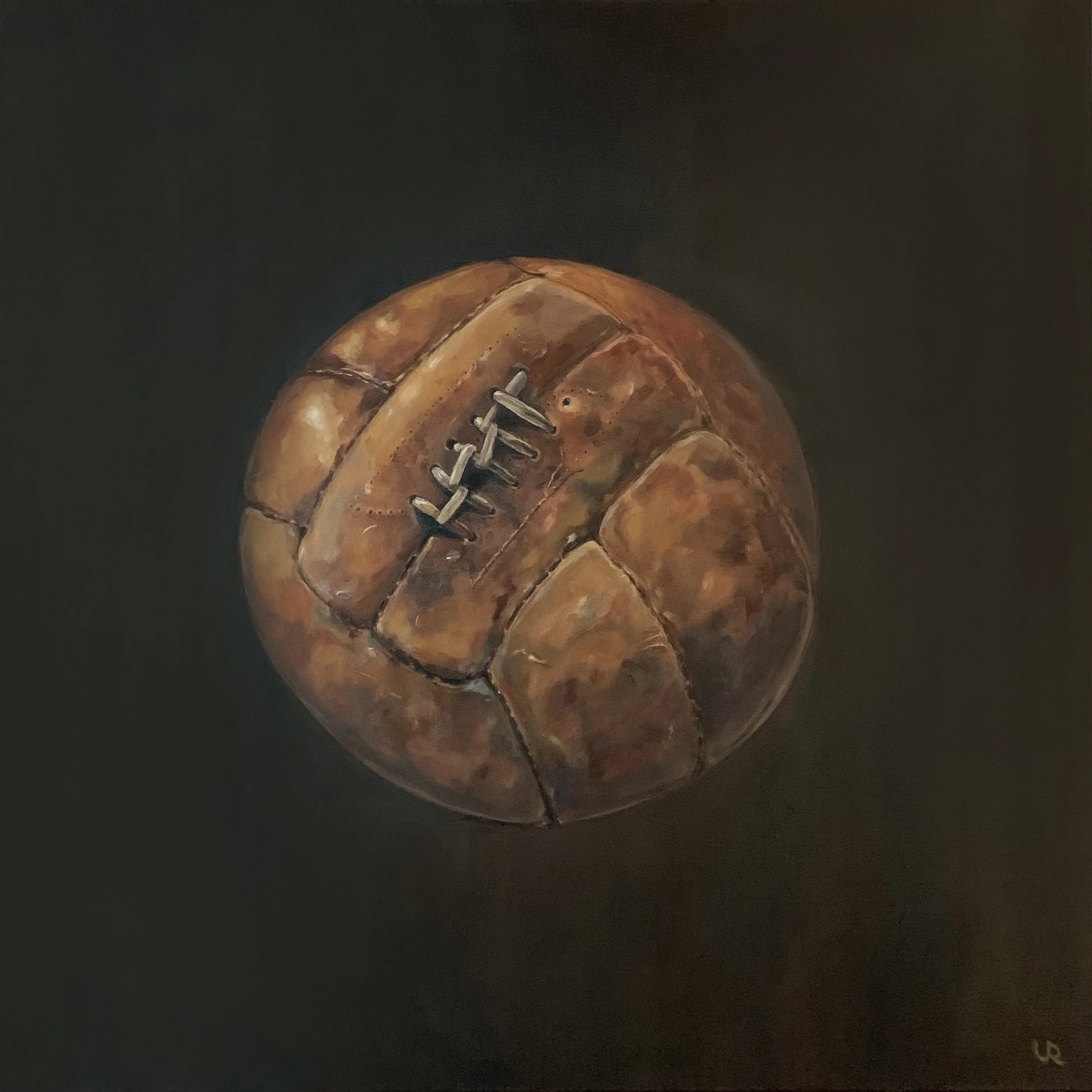 GAELIC FOOTBALL · 100 x 100 cm · Oil on 3d canvas