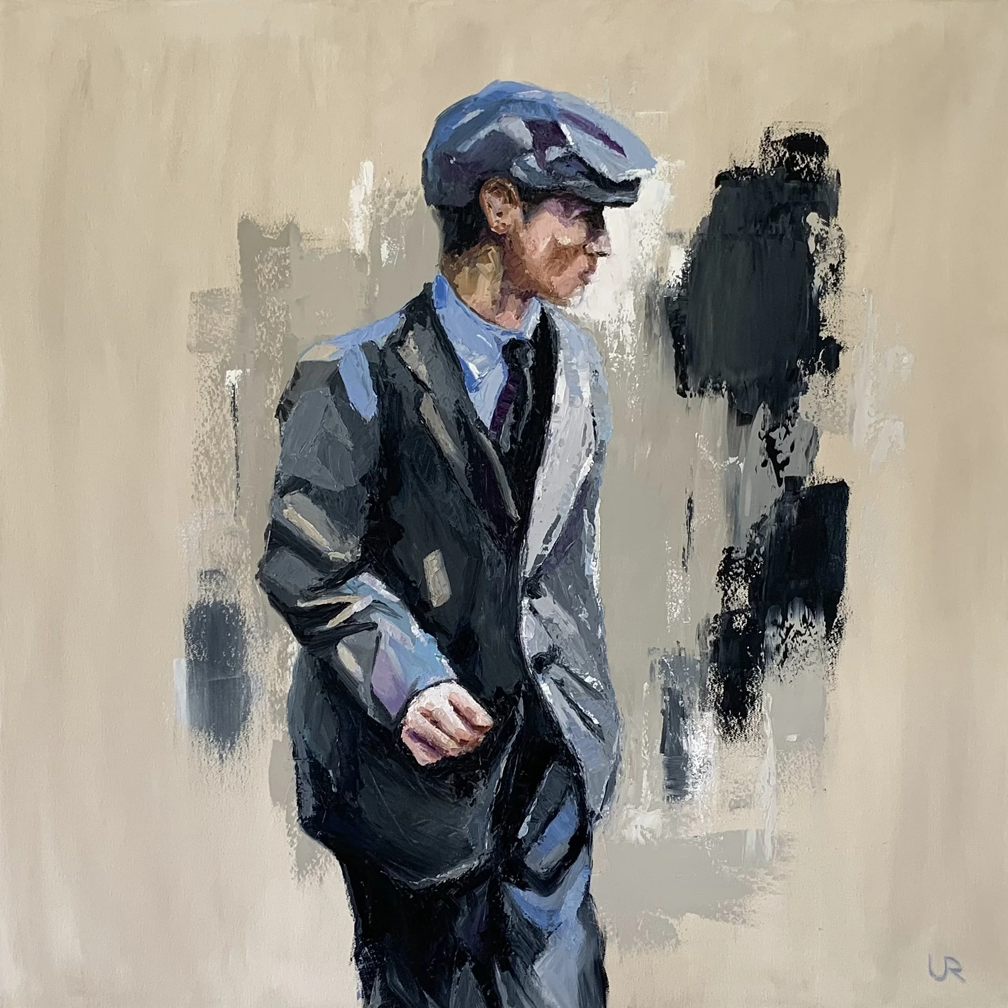 S O L D: COLE · 100 x 100 cm · Oil on 3d canvas