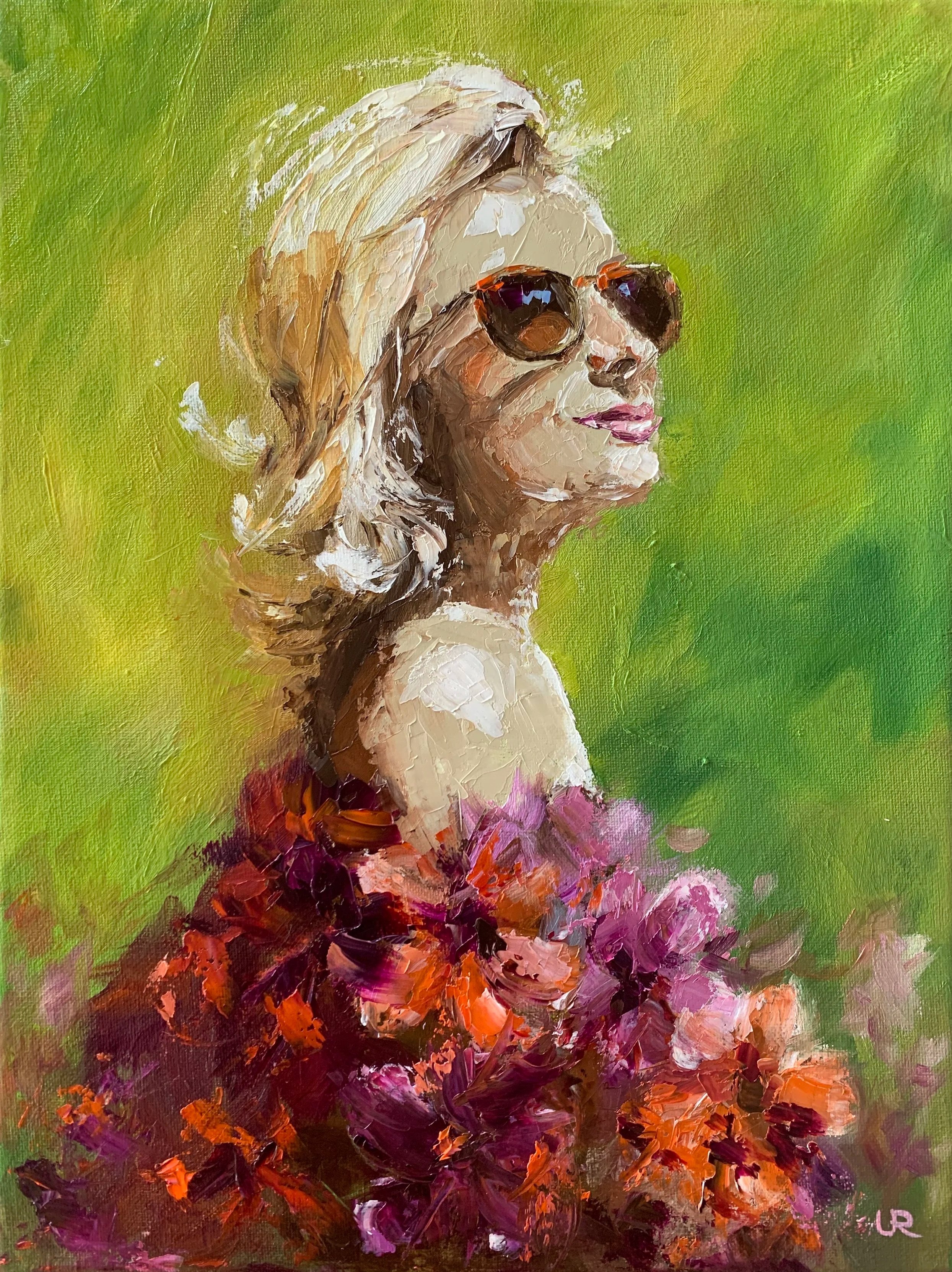 SUNFLOWER · 30 x 40 cm · Oil on canvas