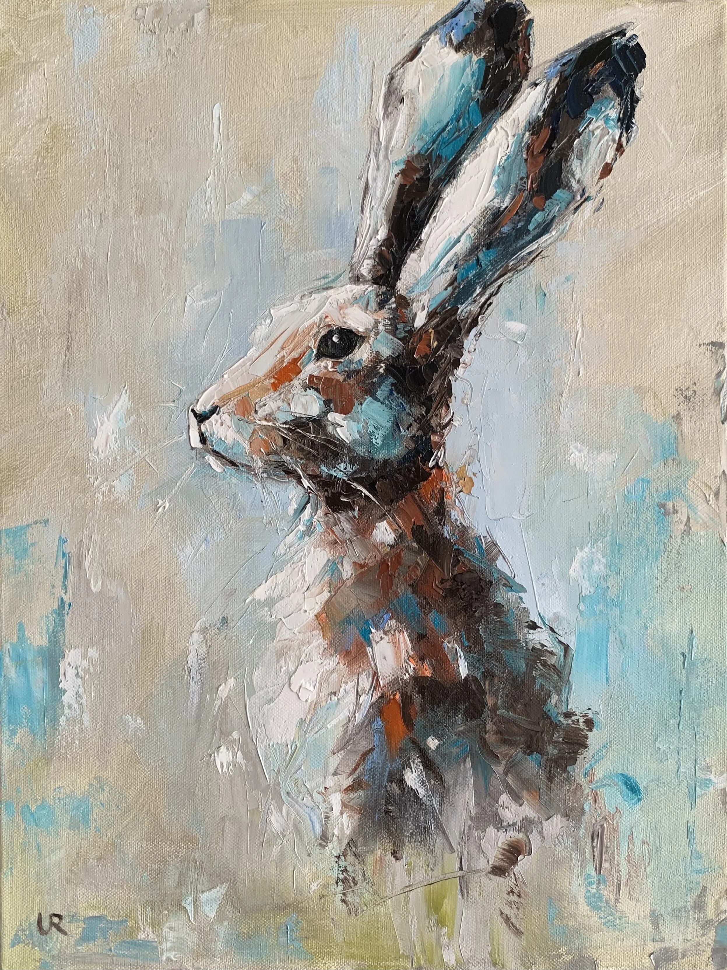 S O L D: HARRY · 30 x 40 cm · Oil on 3d canvas