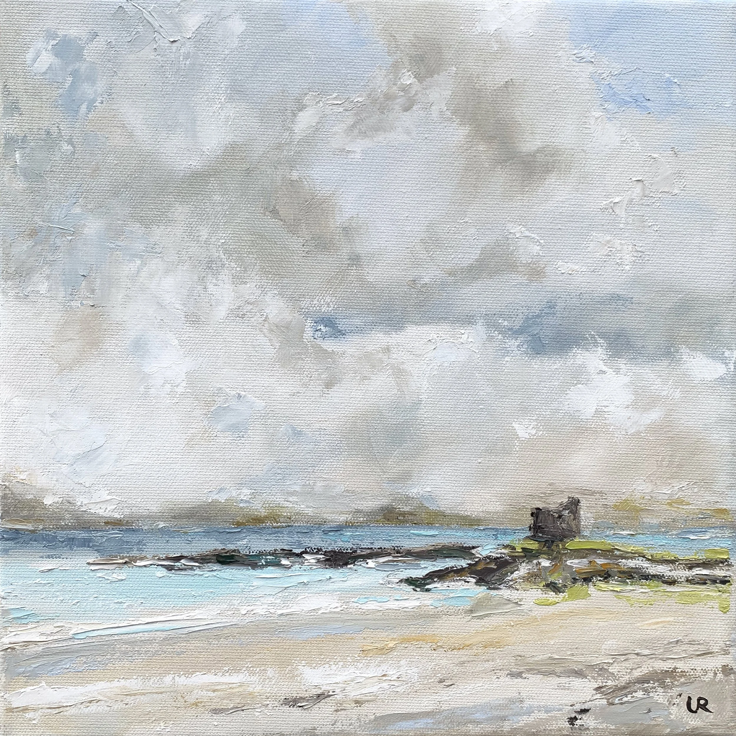 Ballinskelligs clouds // 30 x 30 cm // Oil on 3d canvas
