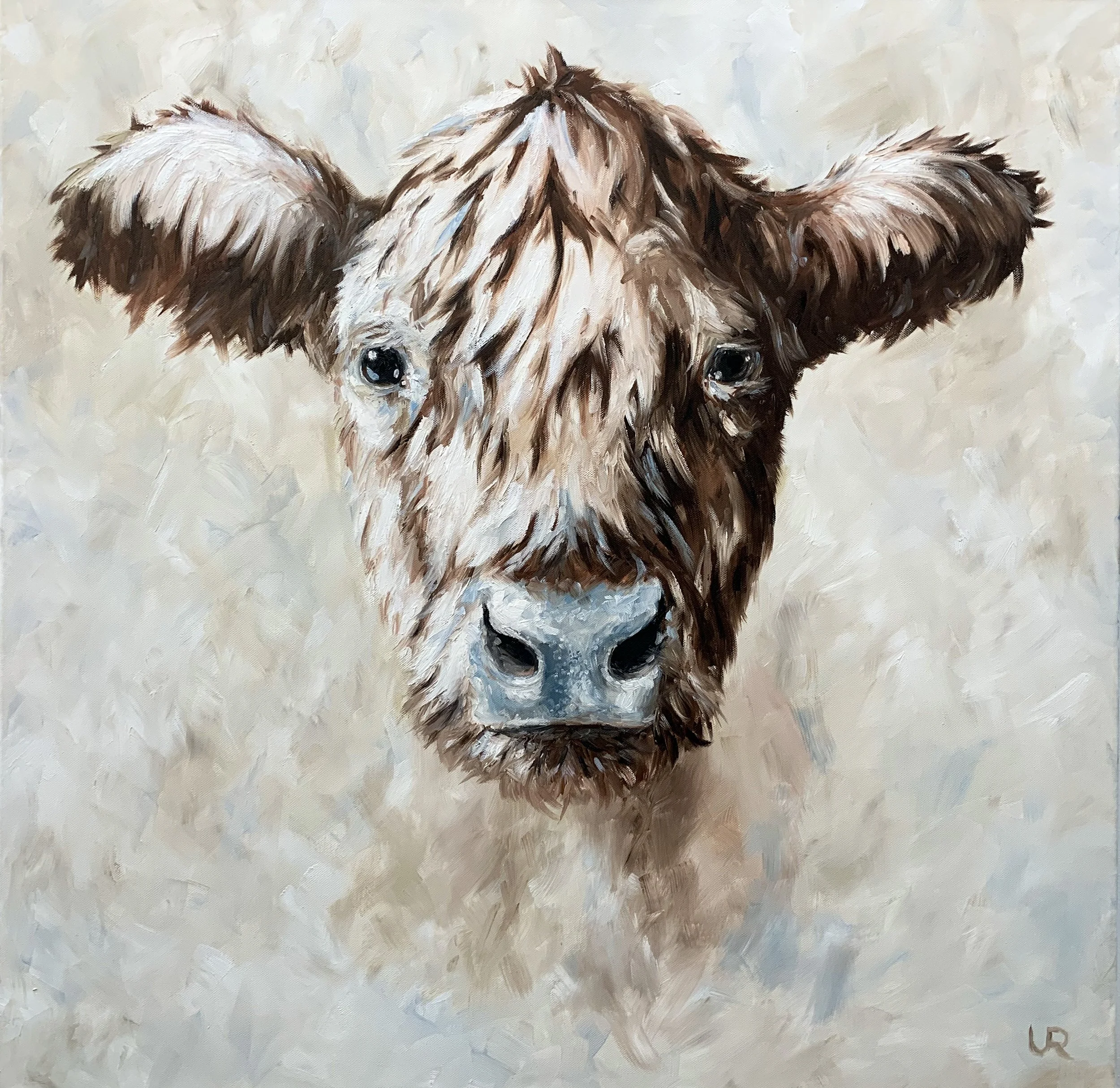 NELLY · 80 x 80 cm · Oil on 3d canvas