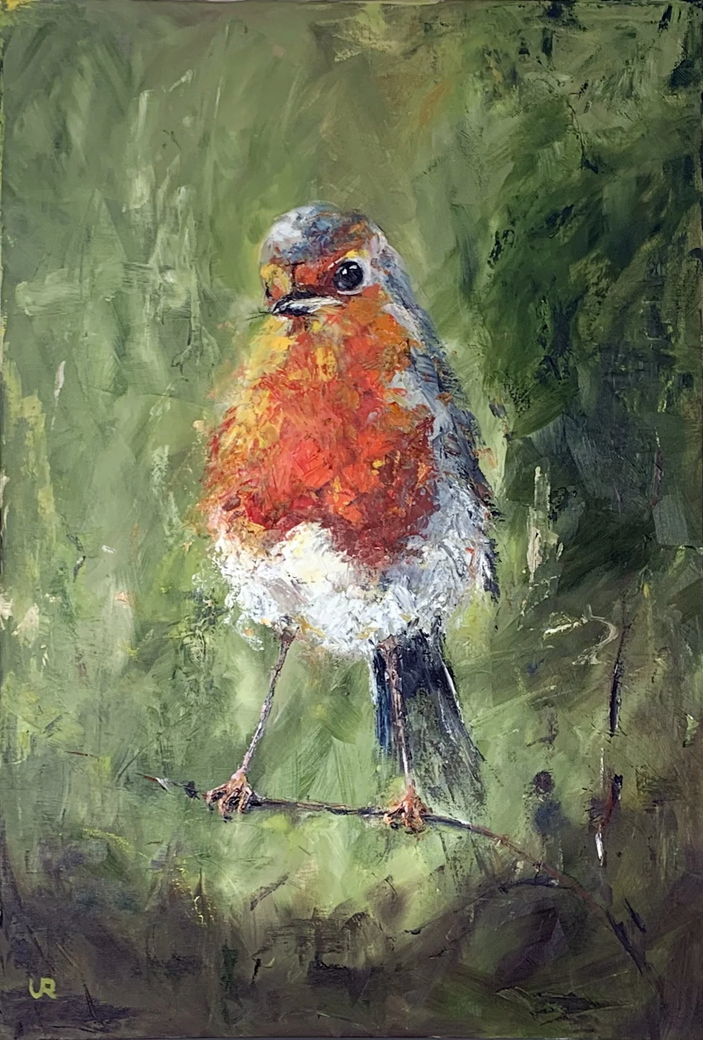 S O L D: THE OBSERVER · 60 x 90 cm · Oil on 3d canvas