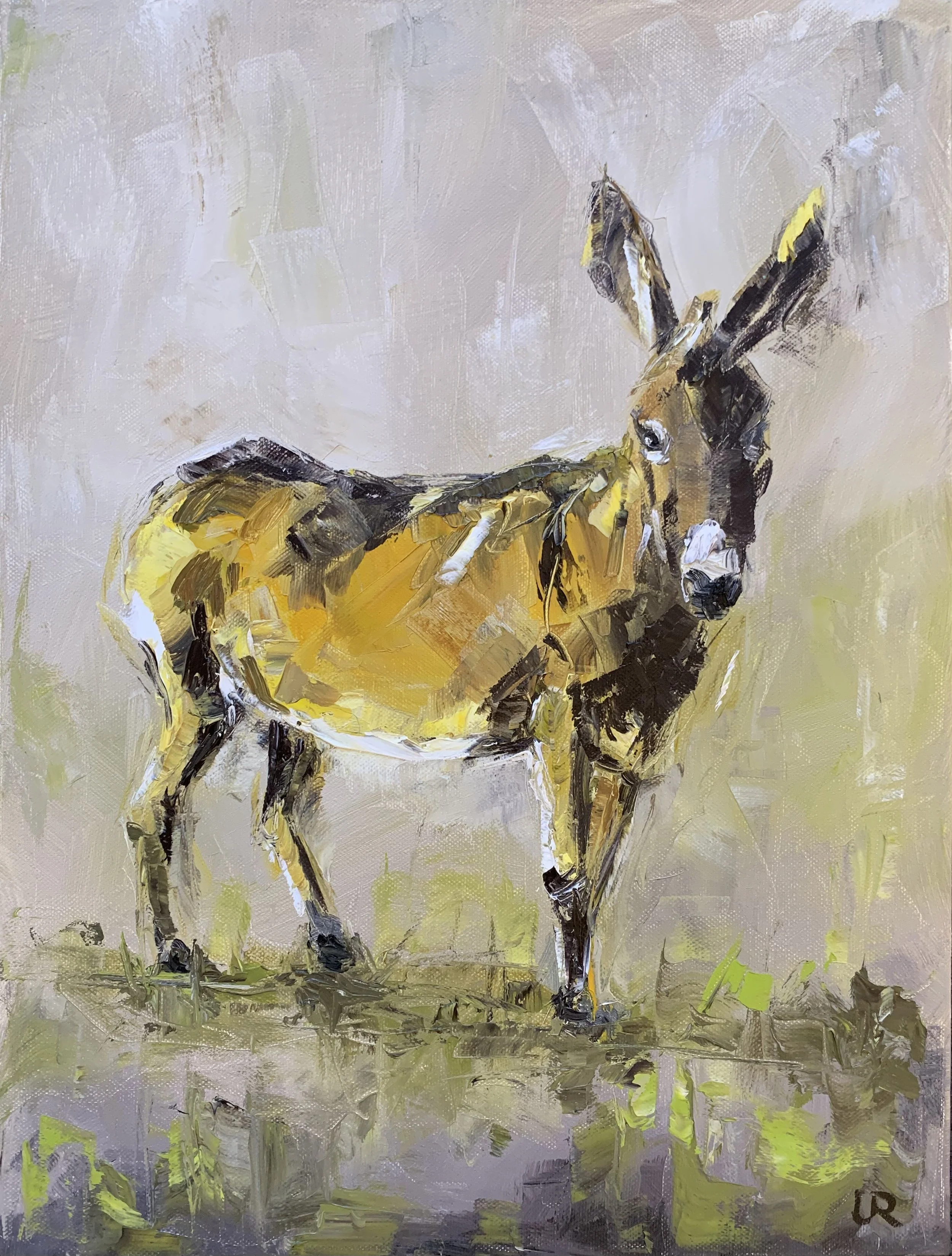 ELLIOT · 30 x 40 cm · Oil on 3d canvas