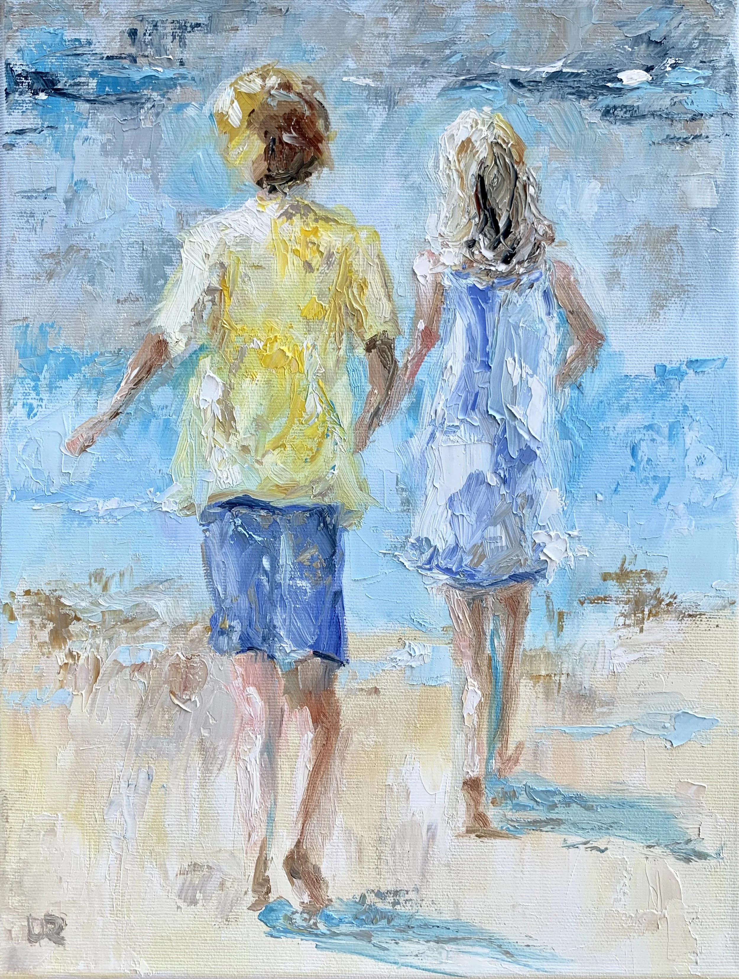 S O L D: SISTER SUMMER · 30 x 40 cm · Oil on  canvas