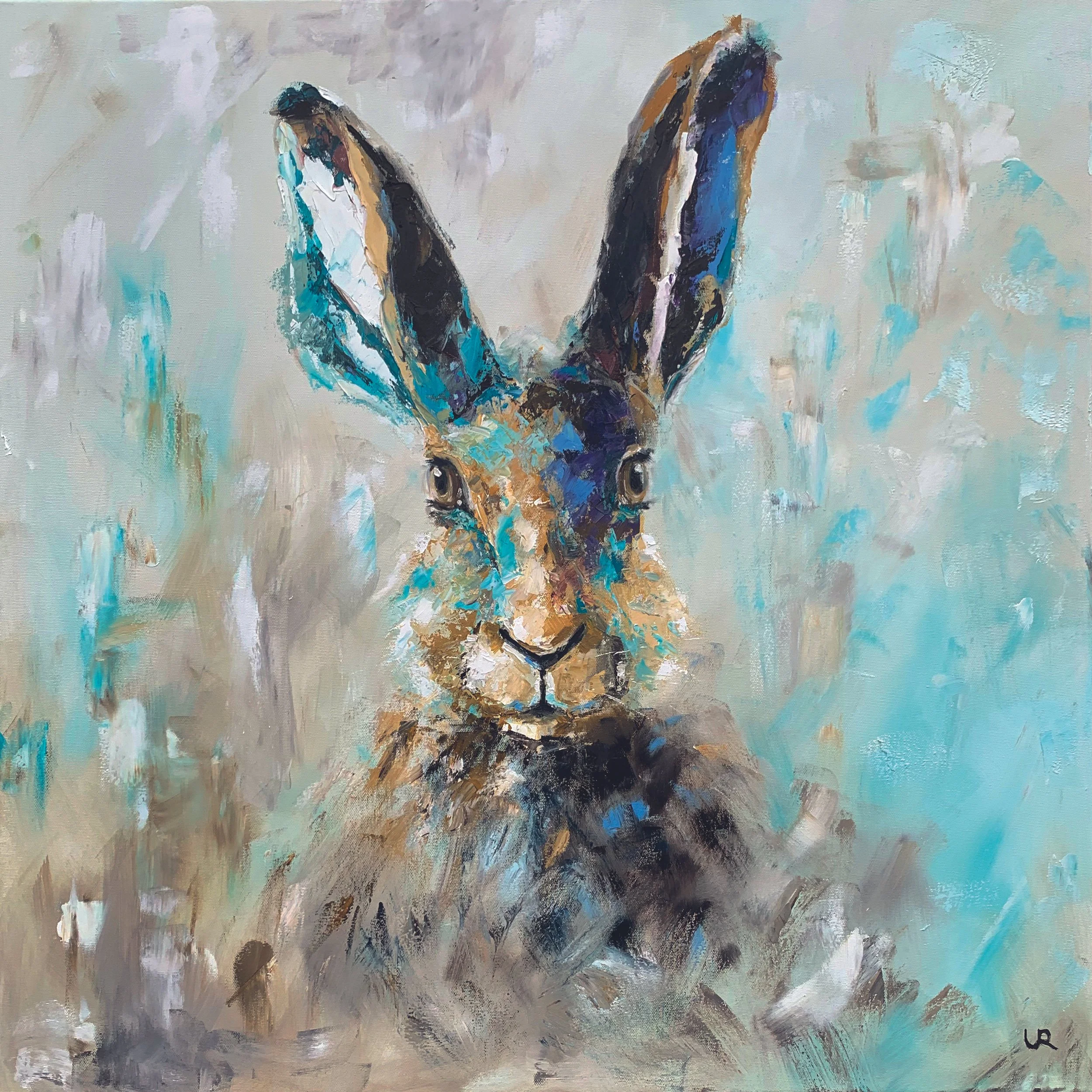 LUUNA · 80 x 80 cm · Oil on 3d canvas