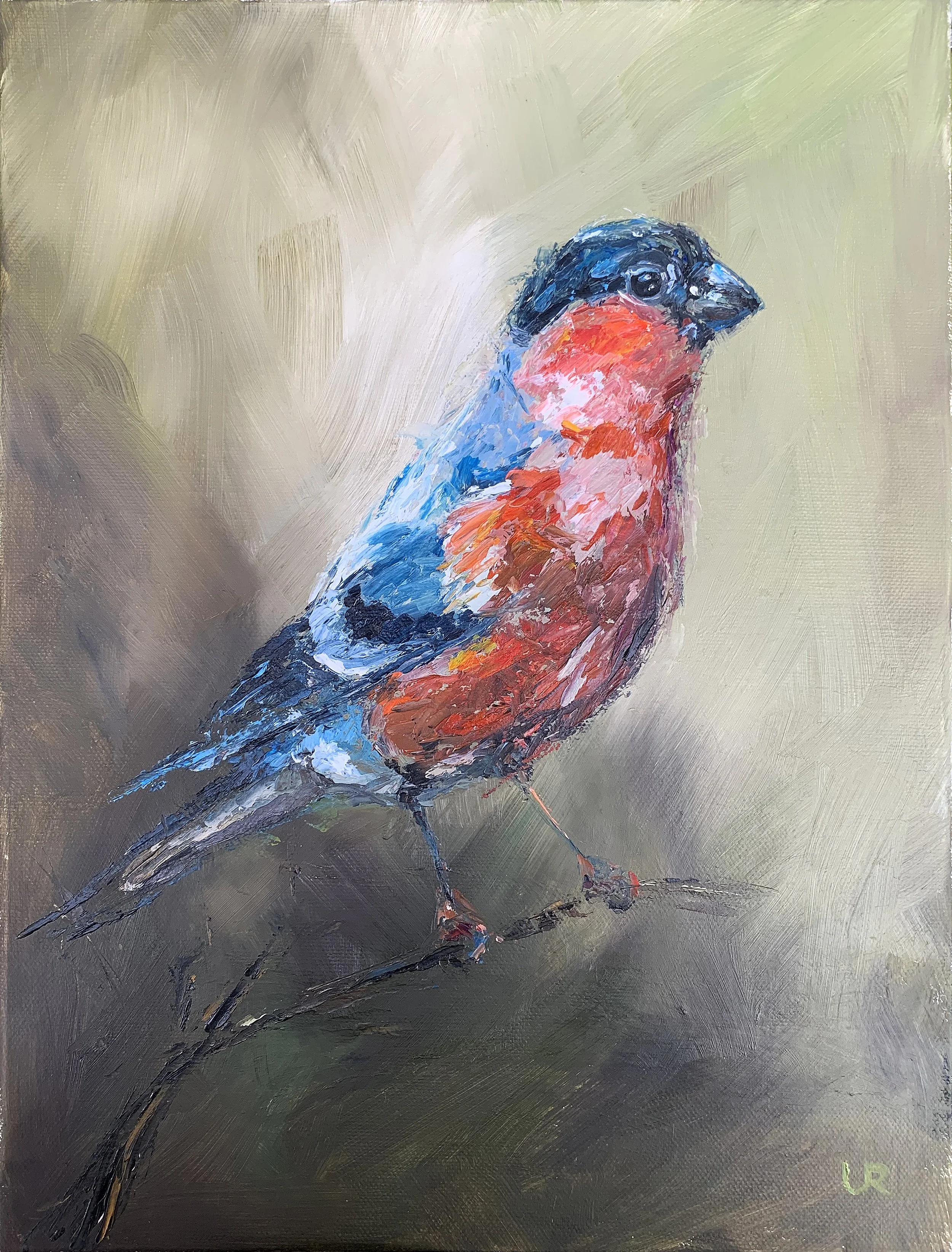 ON THE EDGE · 30 x 40 cm · Oil on 3d canvas
