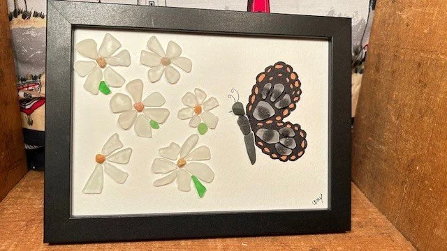 Butterfly with Flowers