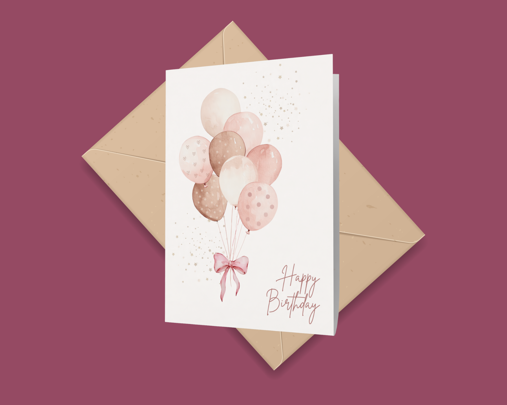 Up, Up We Go Birthday card