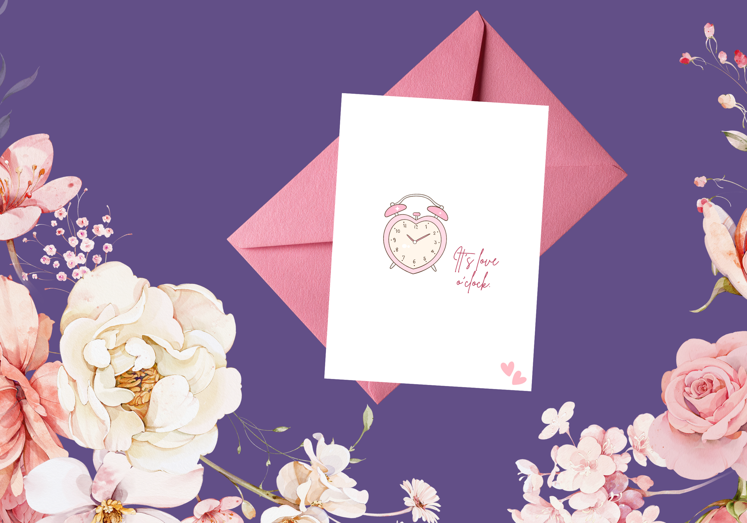 It's Love O'Clock Card