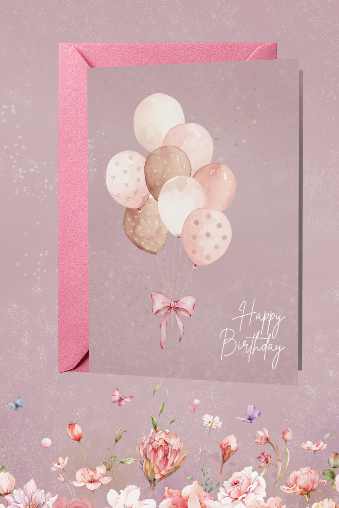 Up We Go Birthday card