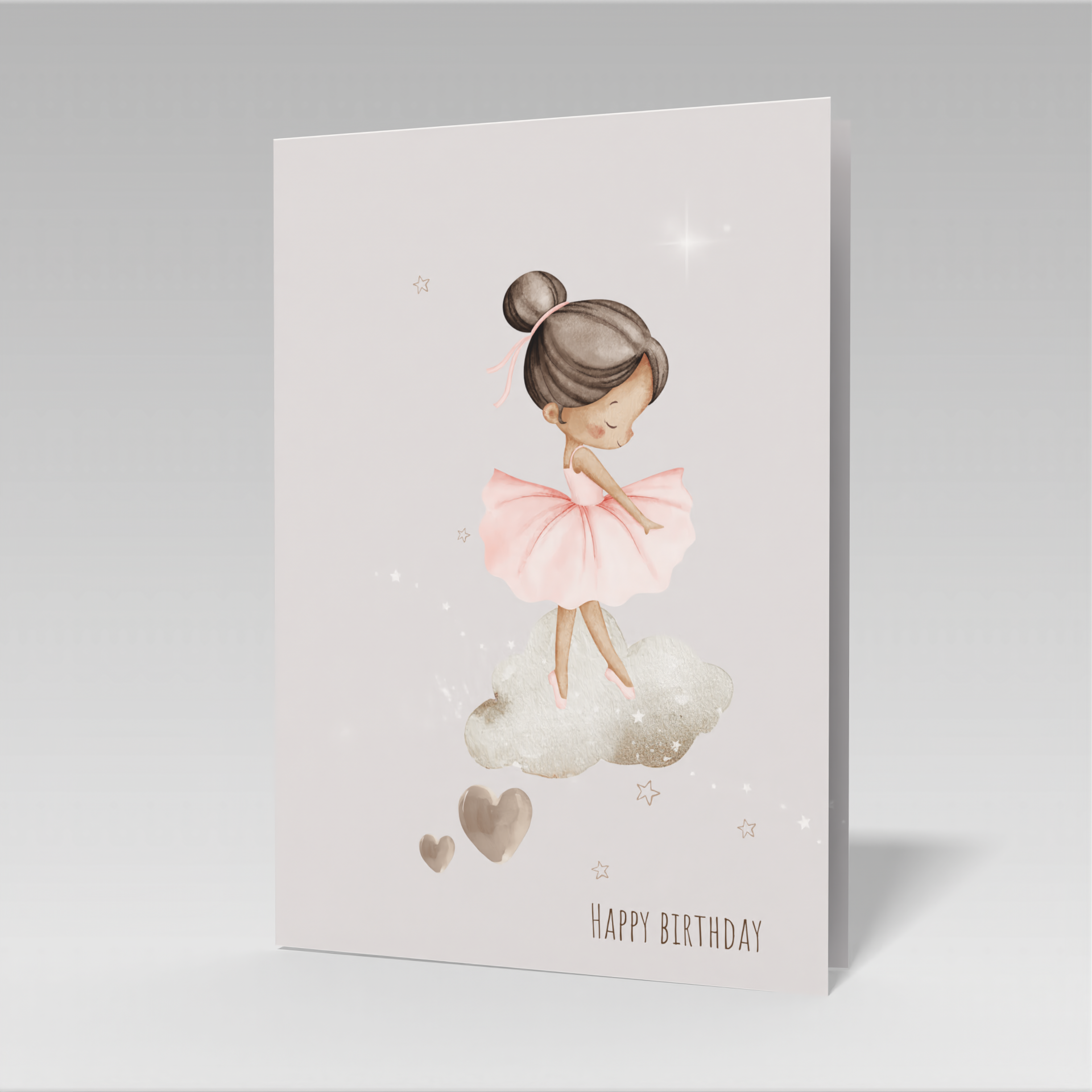 Delicate Steps Birthday card