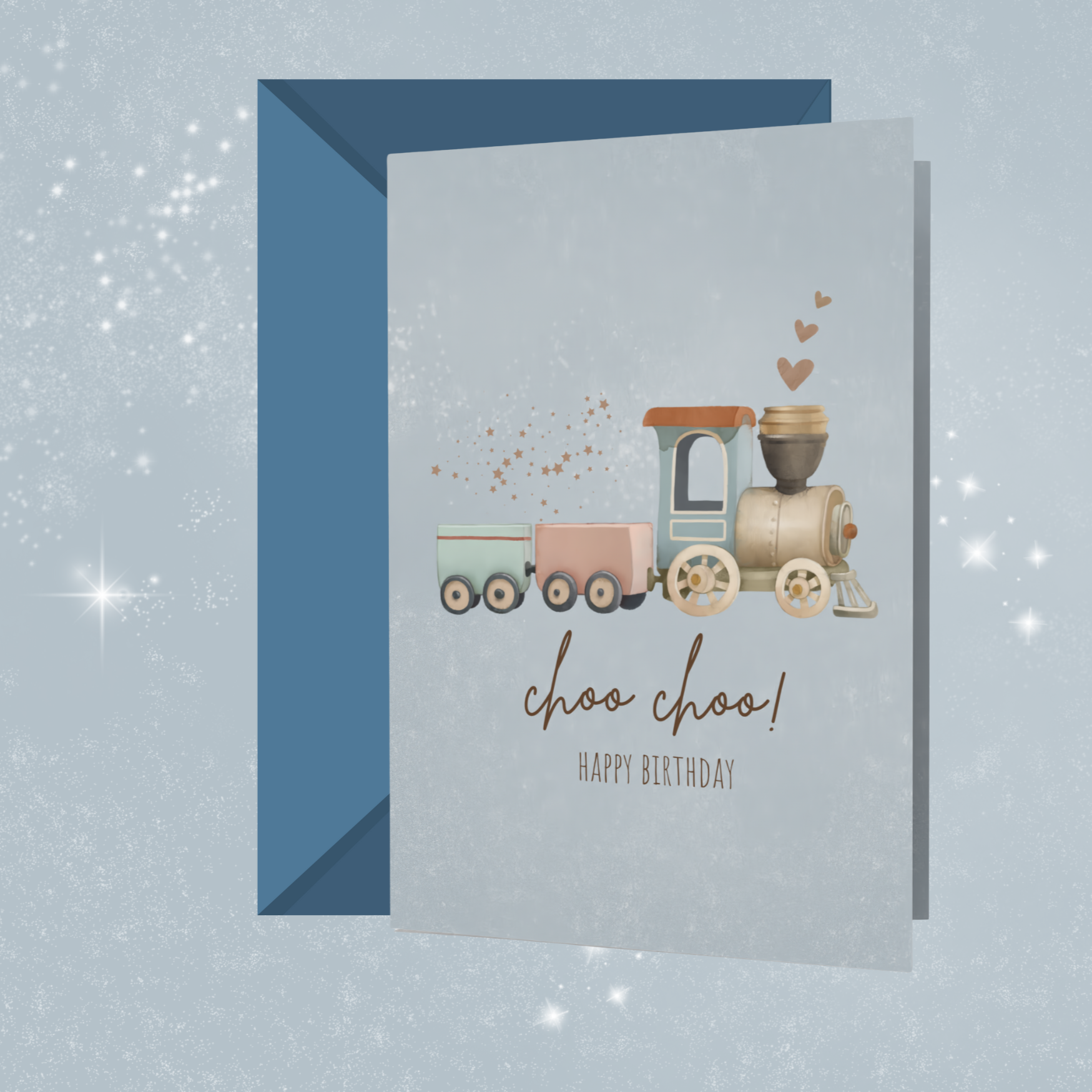 Choo Choo Birthday card