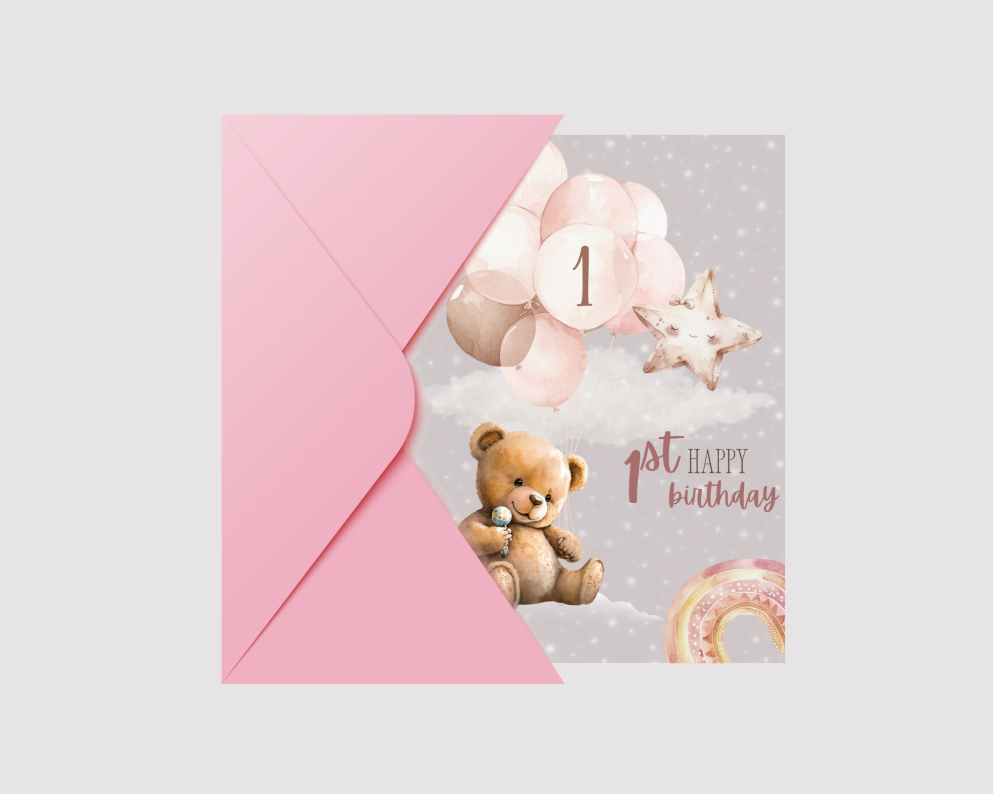 Bear Hugs Birthday card