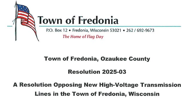 Town of Fredonia Resolution