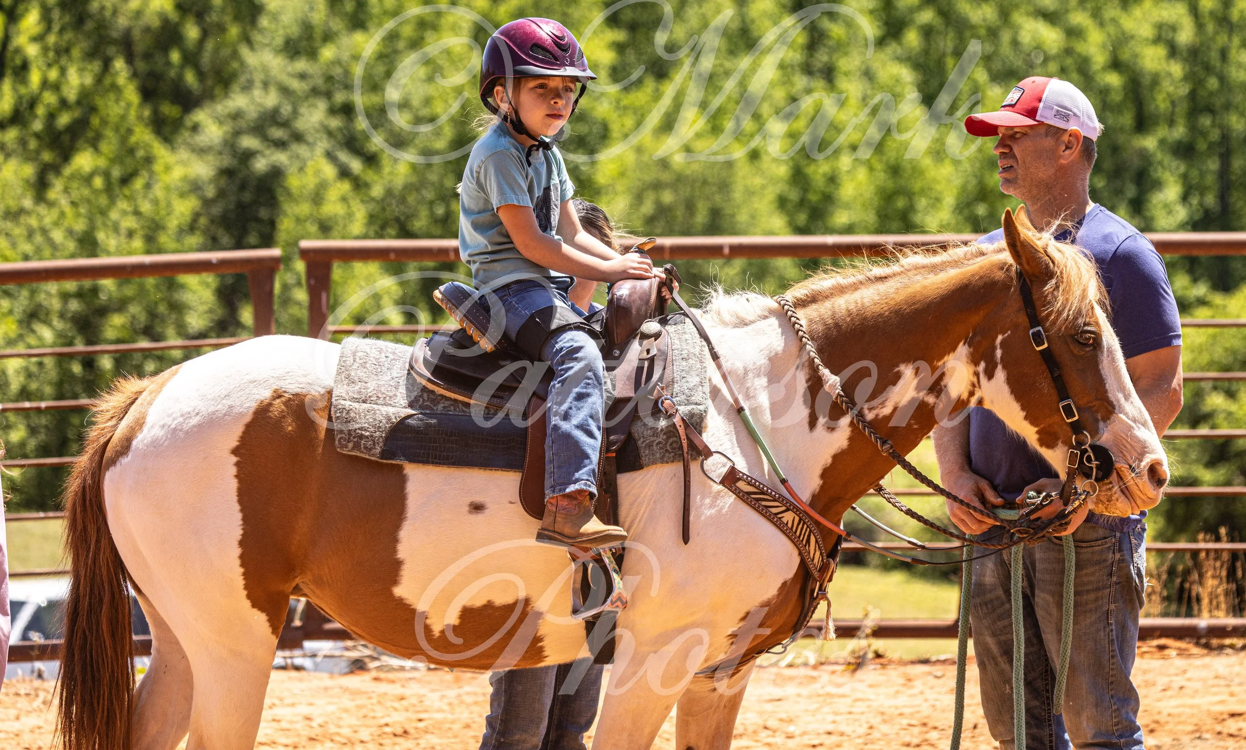 May 3, 2026, a barrel racing team competing at Latigo Farm in Landrum, SC. #10893