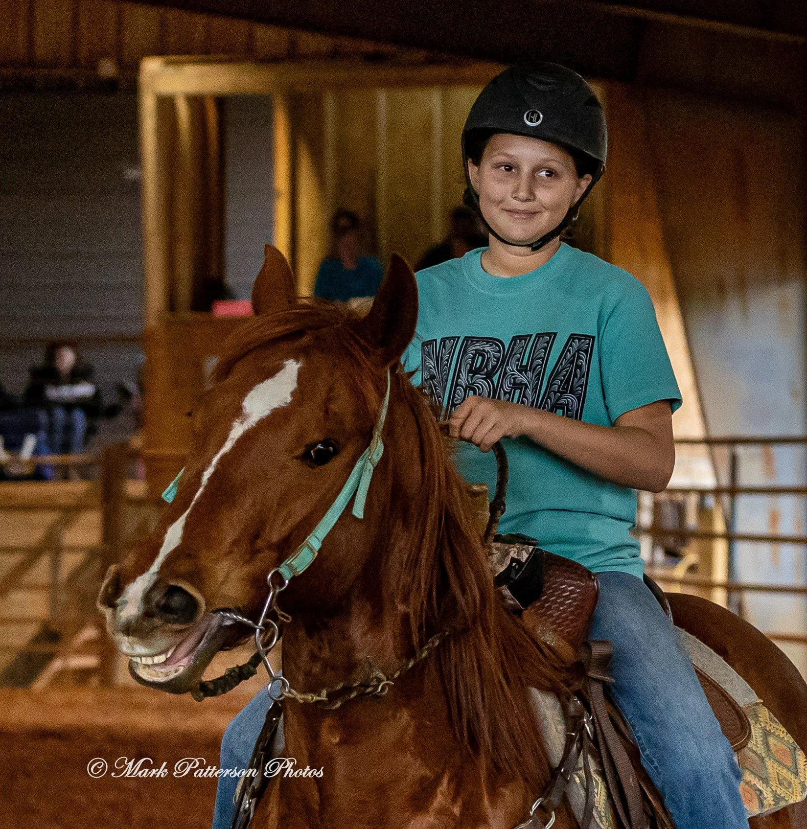 March 1, 2026, a barrel racing team competing at Latigo Farm in Landrum, SC. #25792