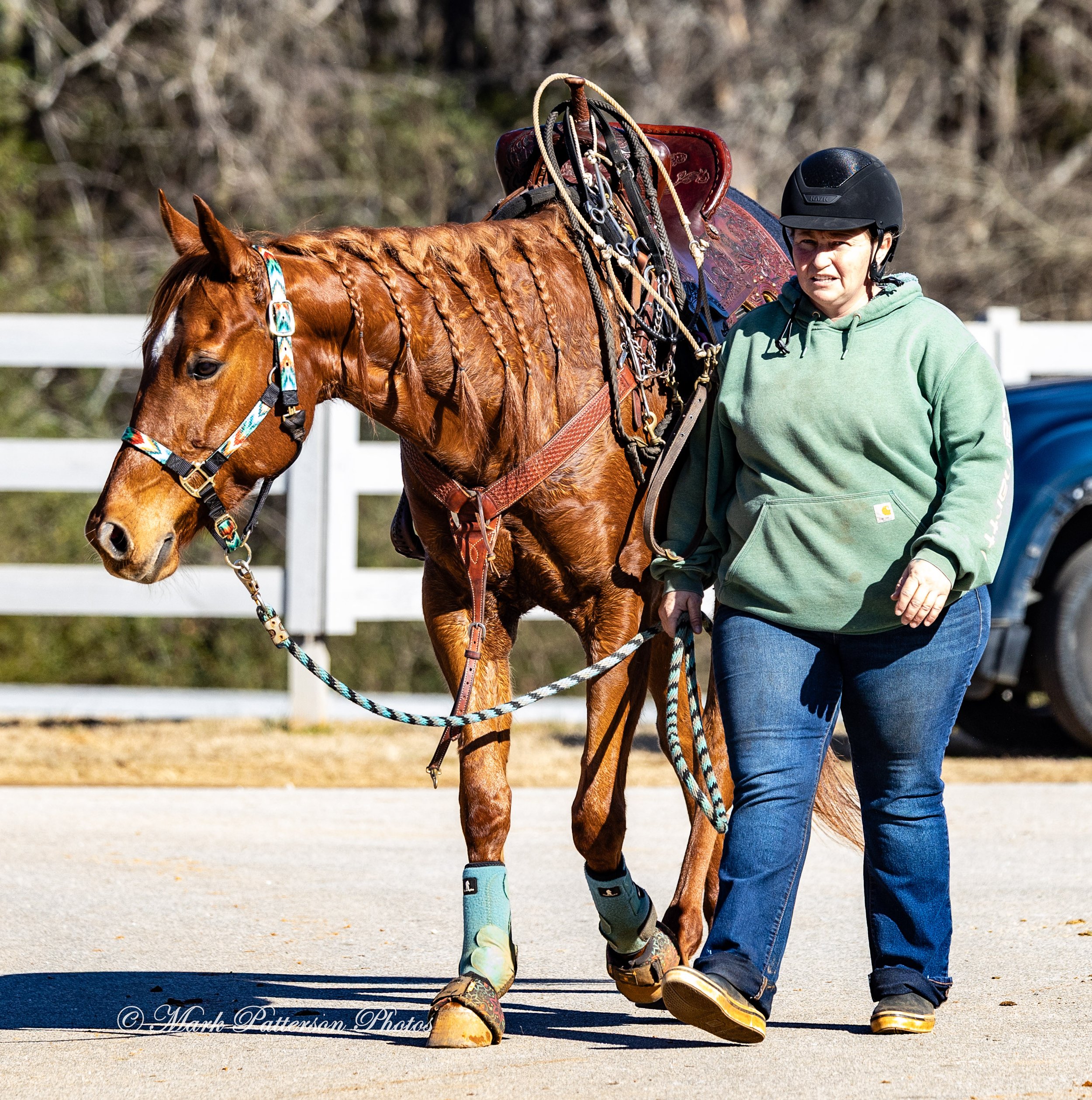 On January 4, 2026, family and friends gathered at the barrel racing event held at Latigo Farm in Landrum, SC. #17359